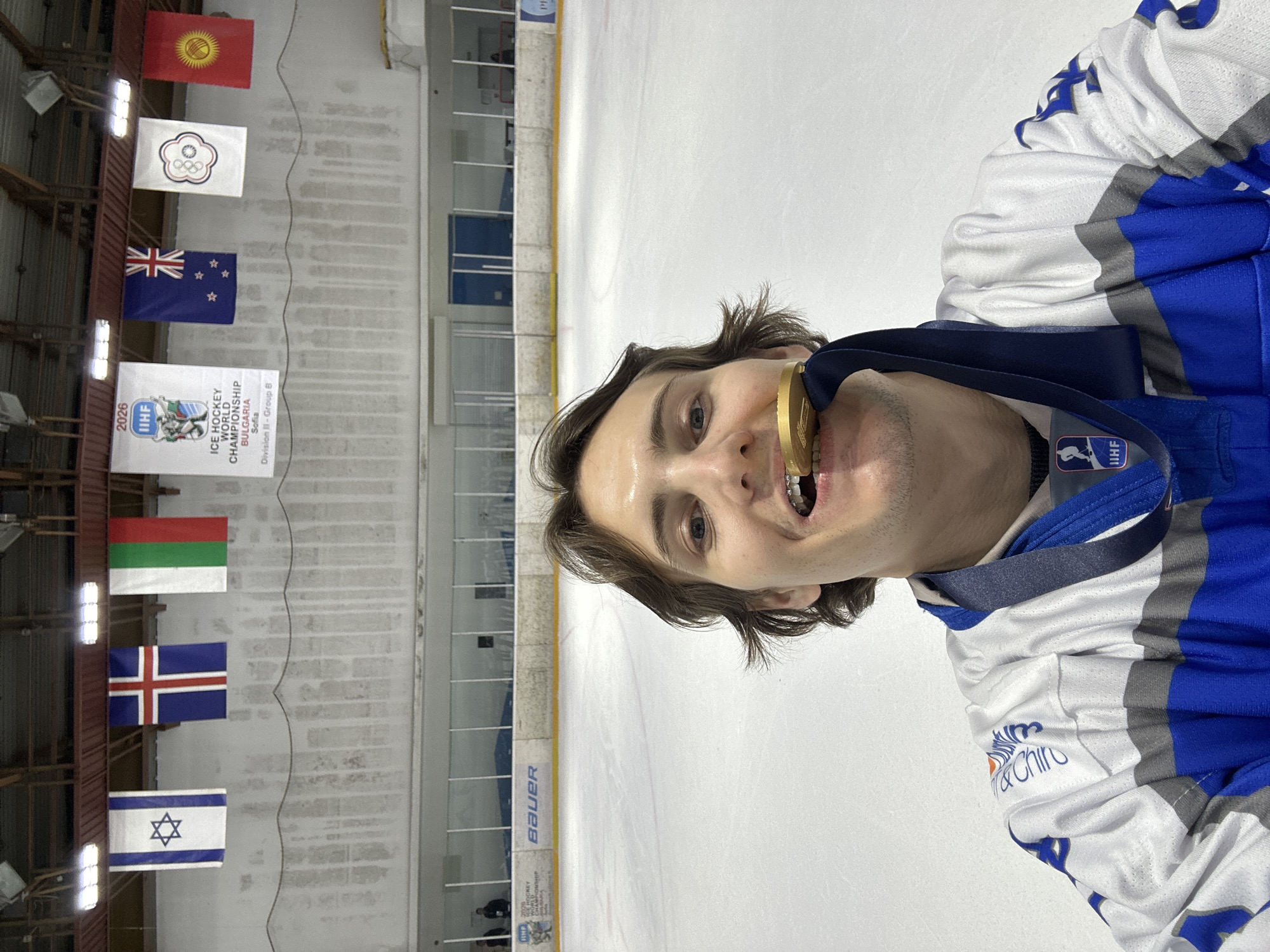 Ice hockey game draws young spectators in Sofia arena