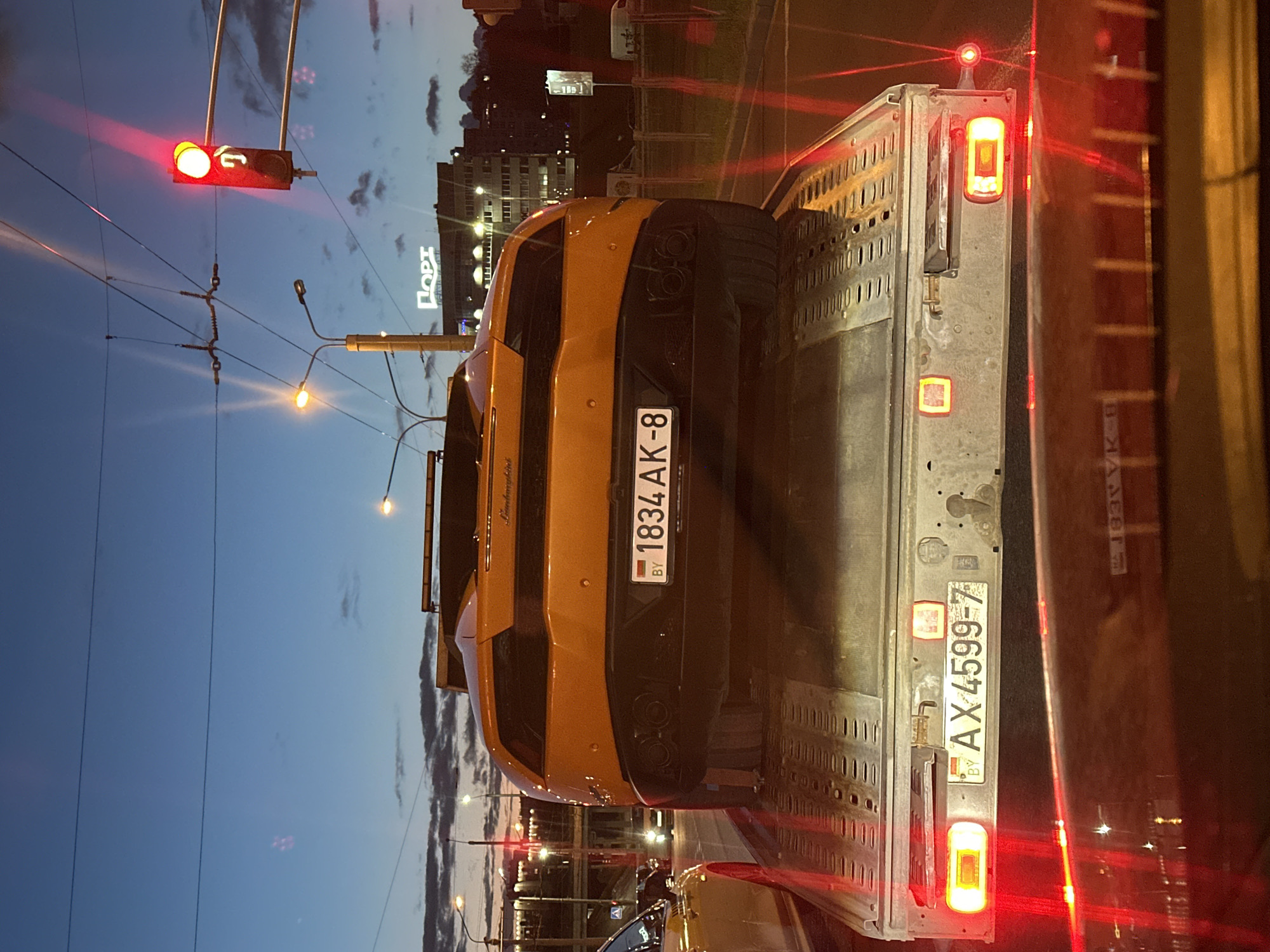 Vehicle Sightings Documented in Minsk During Evening Hours
