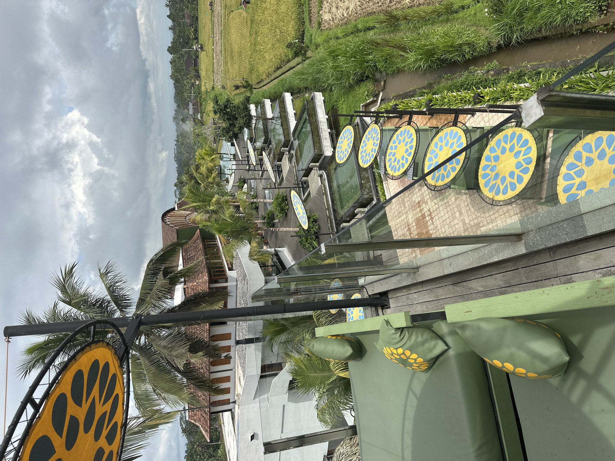 Dawn resort scenes documented in Payangan, Indonesia