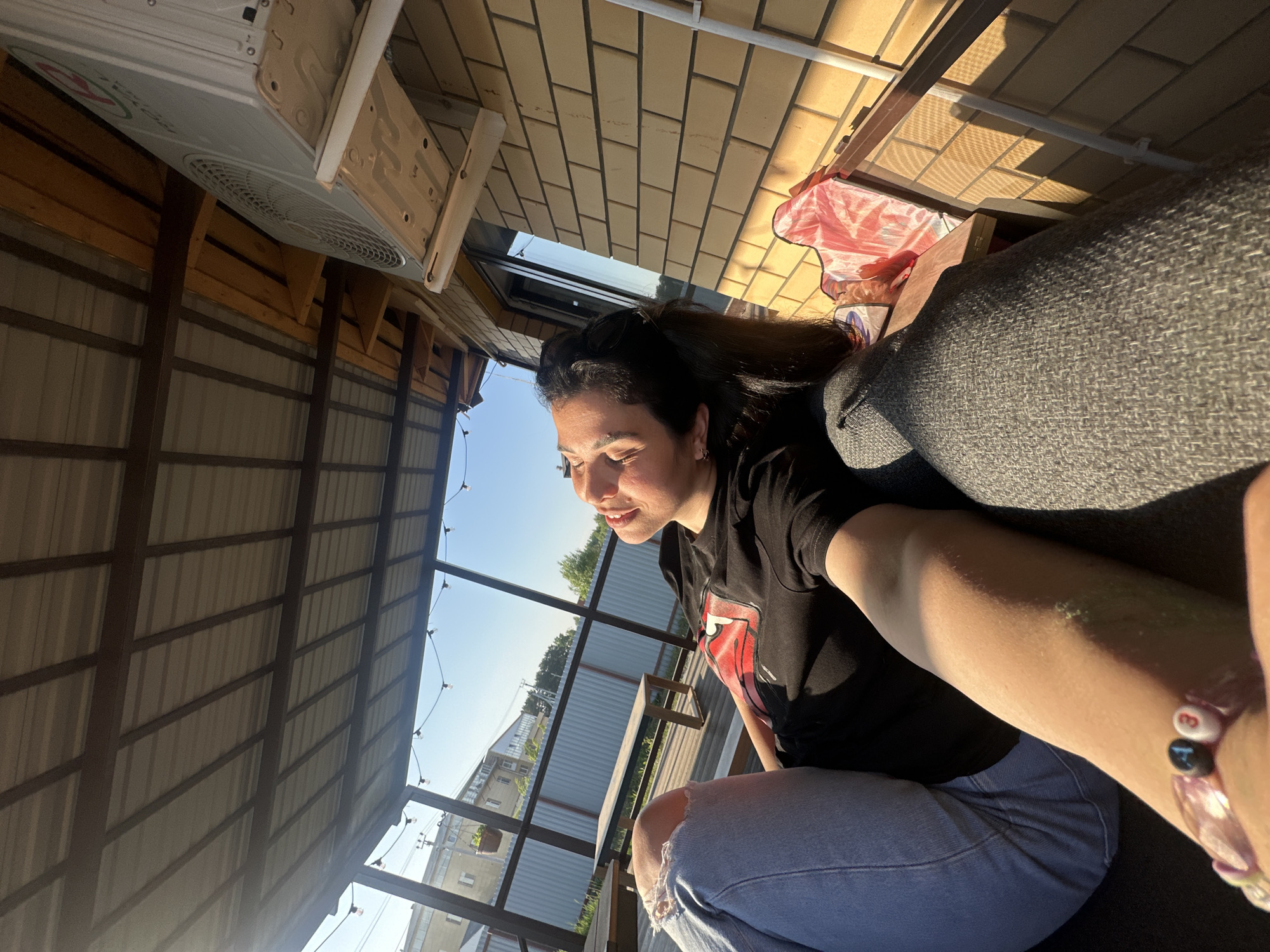 Casual outdoor gathering with colorful paint activities documented