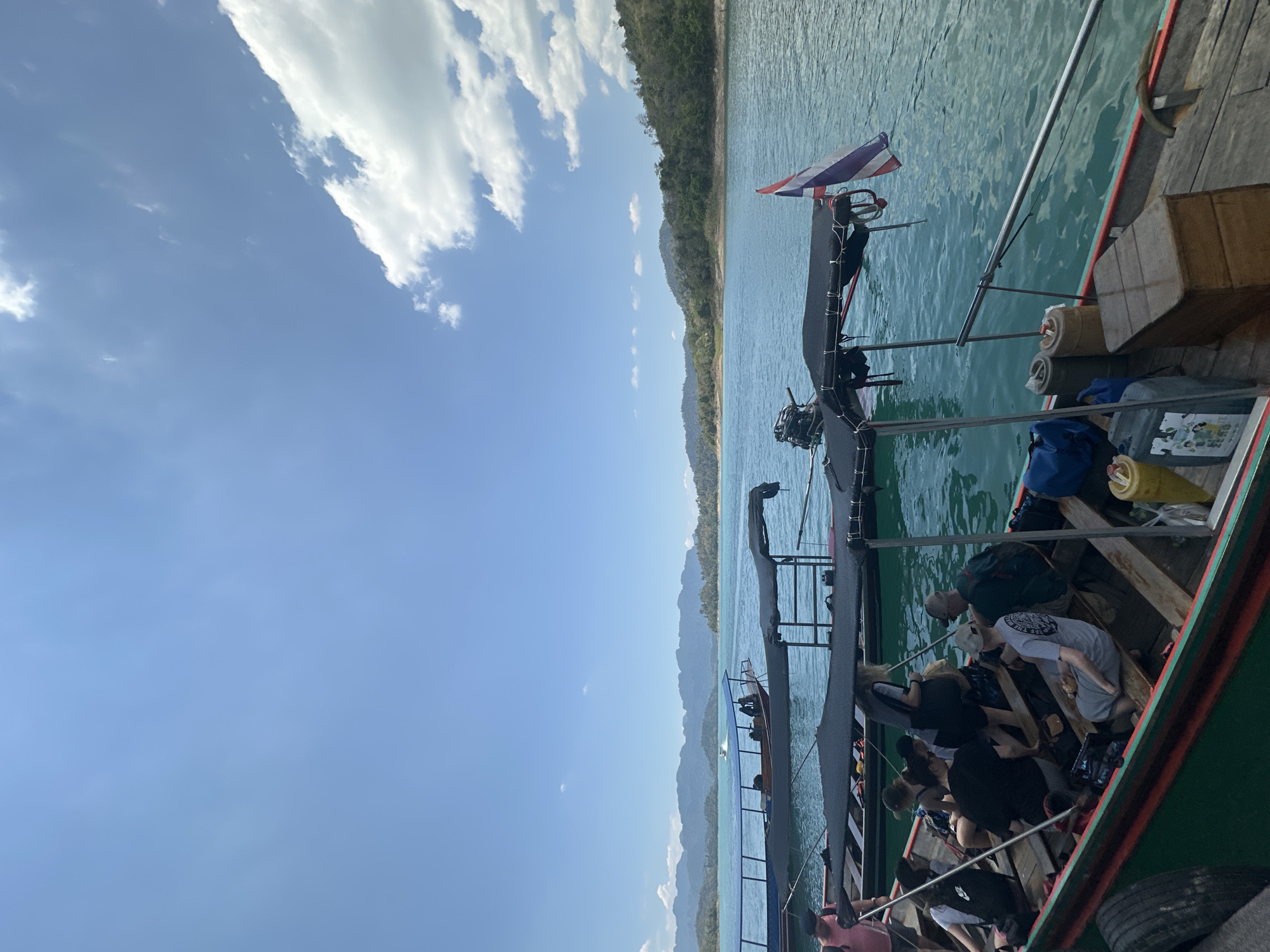Morning boat tour and fish feeding at Cheow Lan Lake
