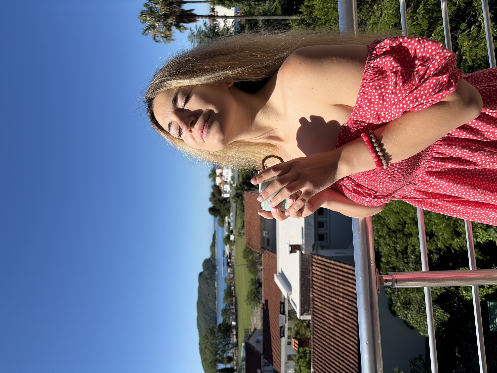 Morning balcony moments captured in coastal Budva, Montenegro