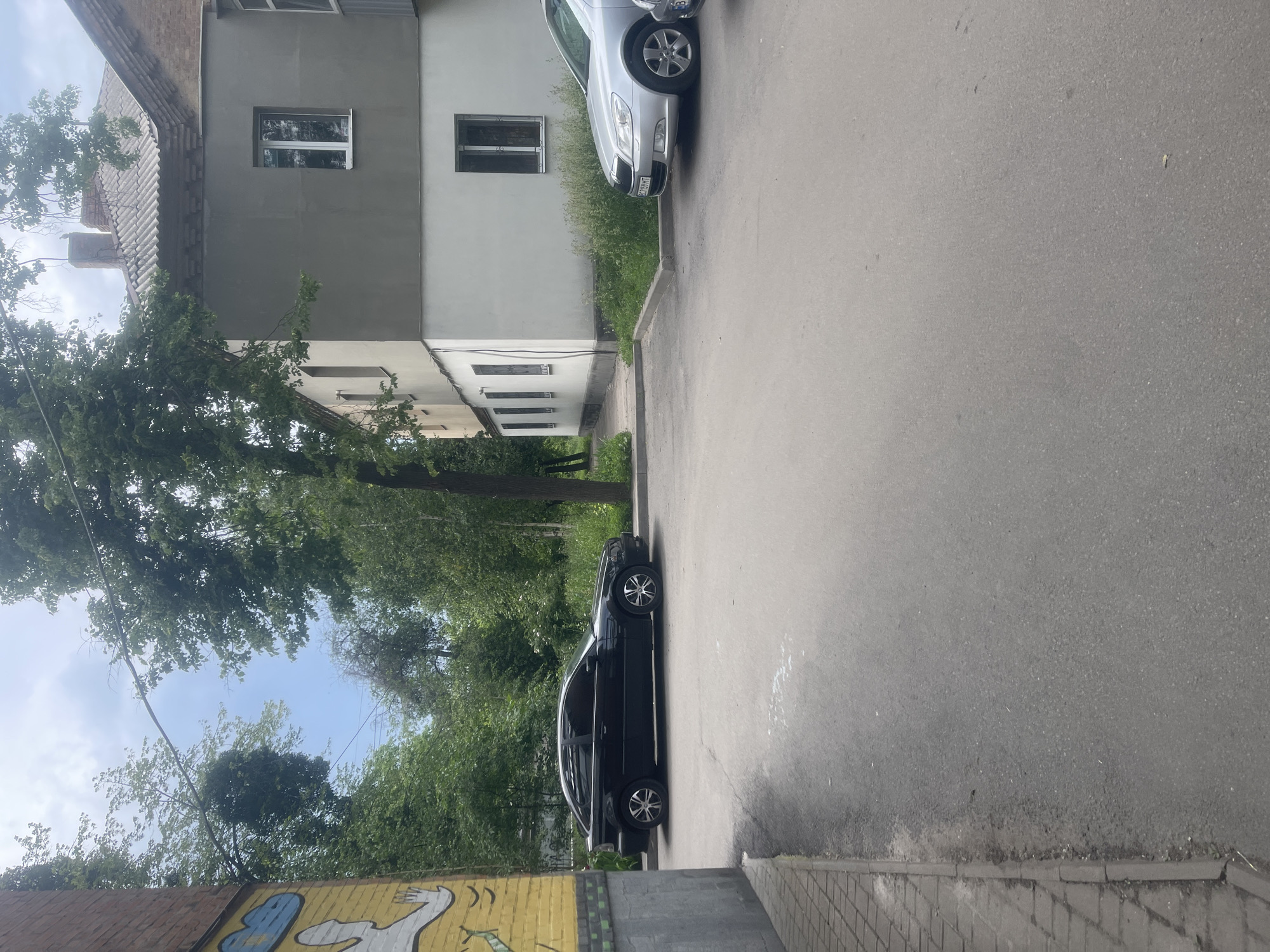 Residential neighborhood documented from multiple angles during overcast morning
