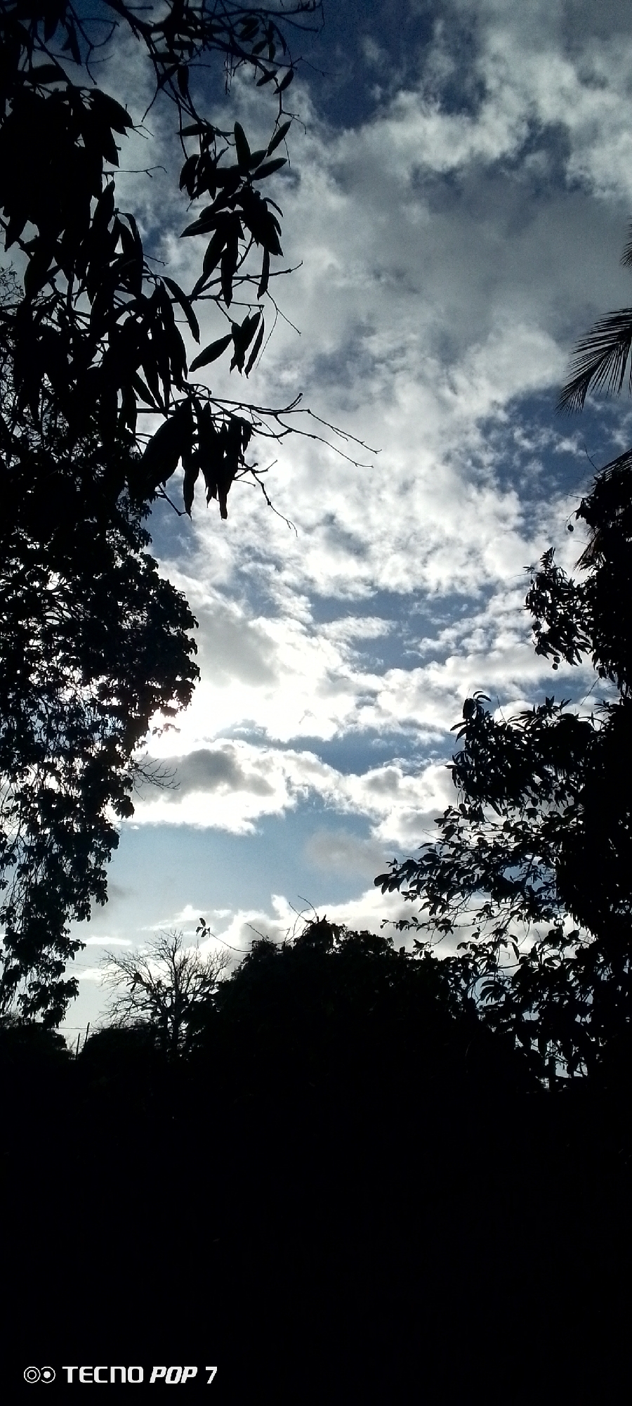 Sunset to dusk sky views over Altagracia, Venezuela