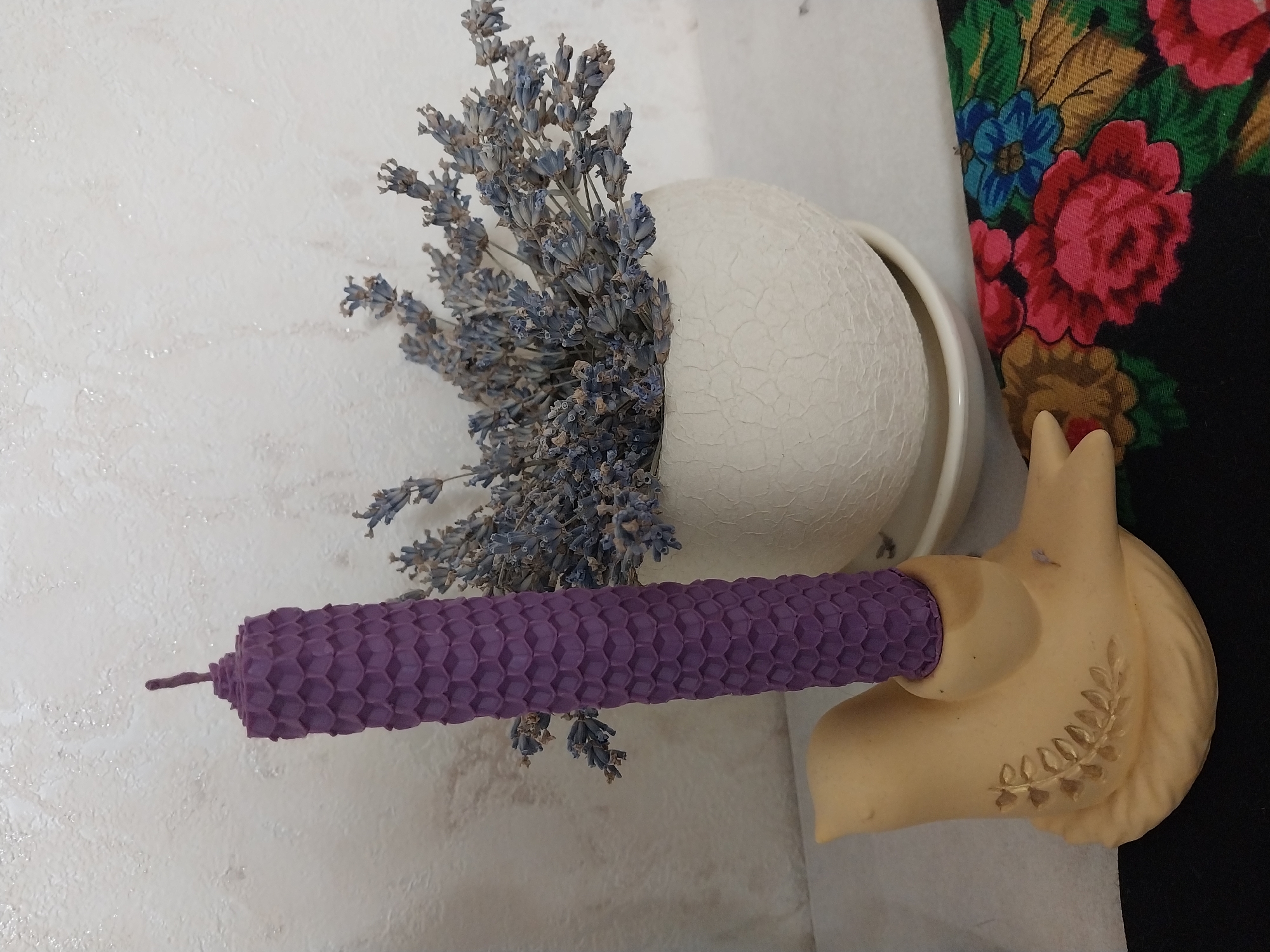 Dnipro resident documents crafts, toys and beloved cat at home