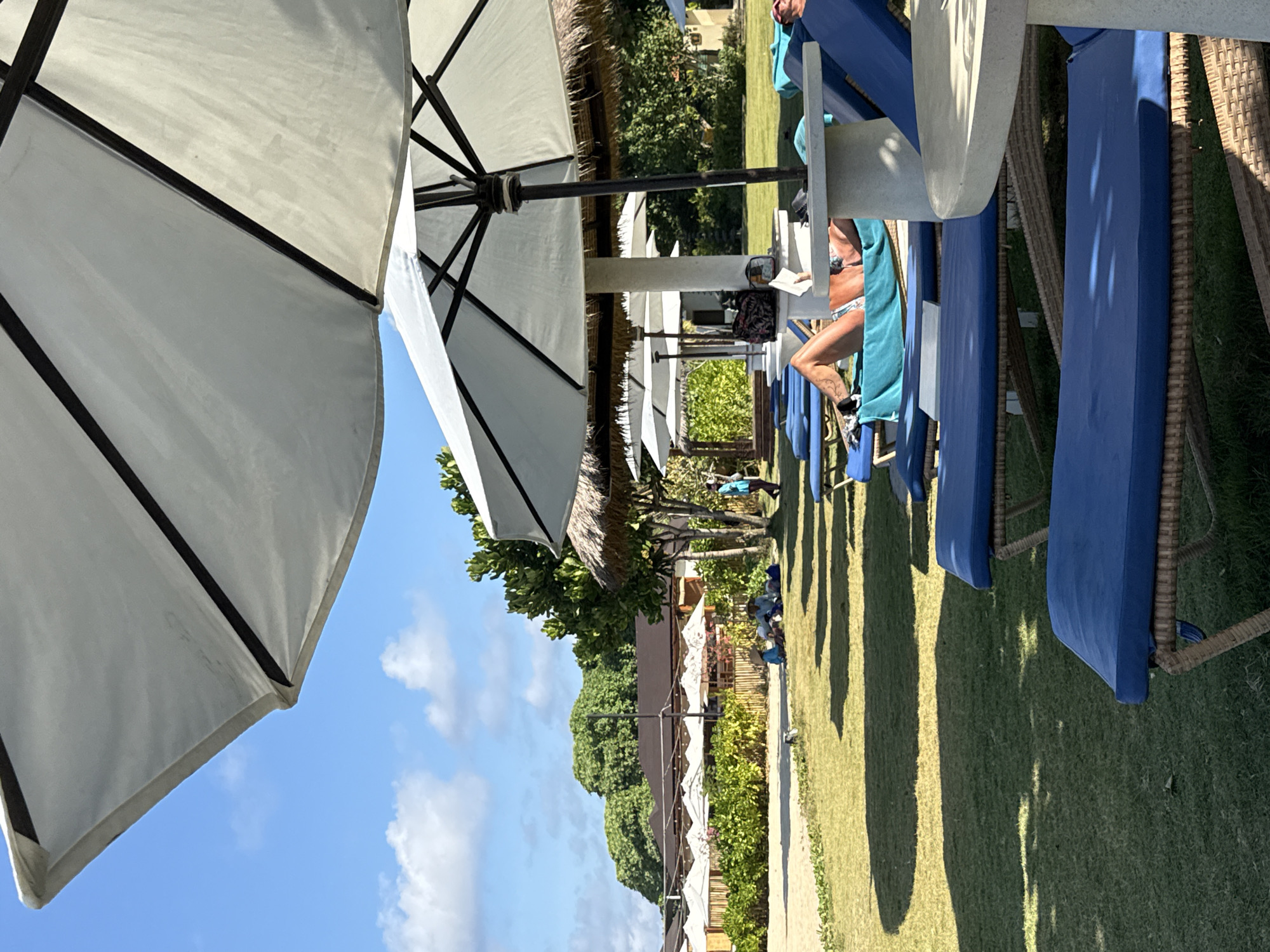 Morning leisure moments captured at tropical resort in Kuta Selatan