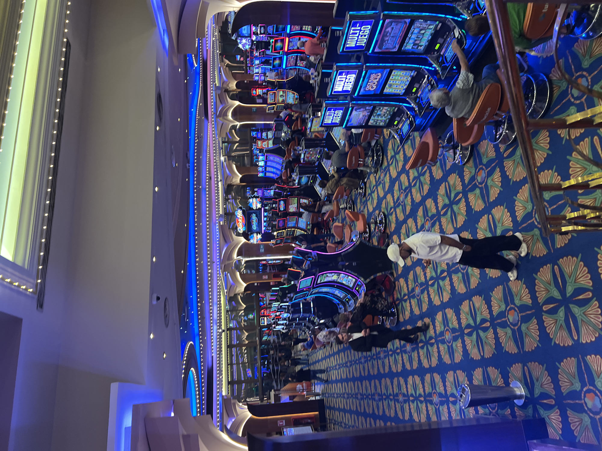 Early morning casino and nightlife activity in Arica Chile
