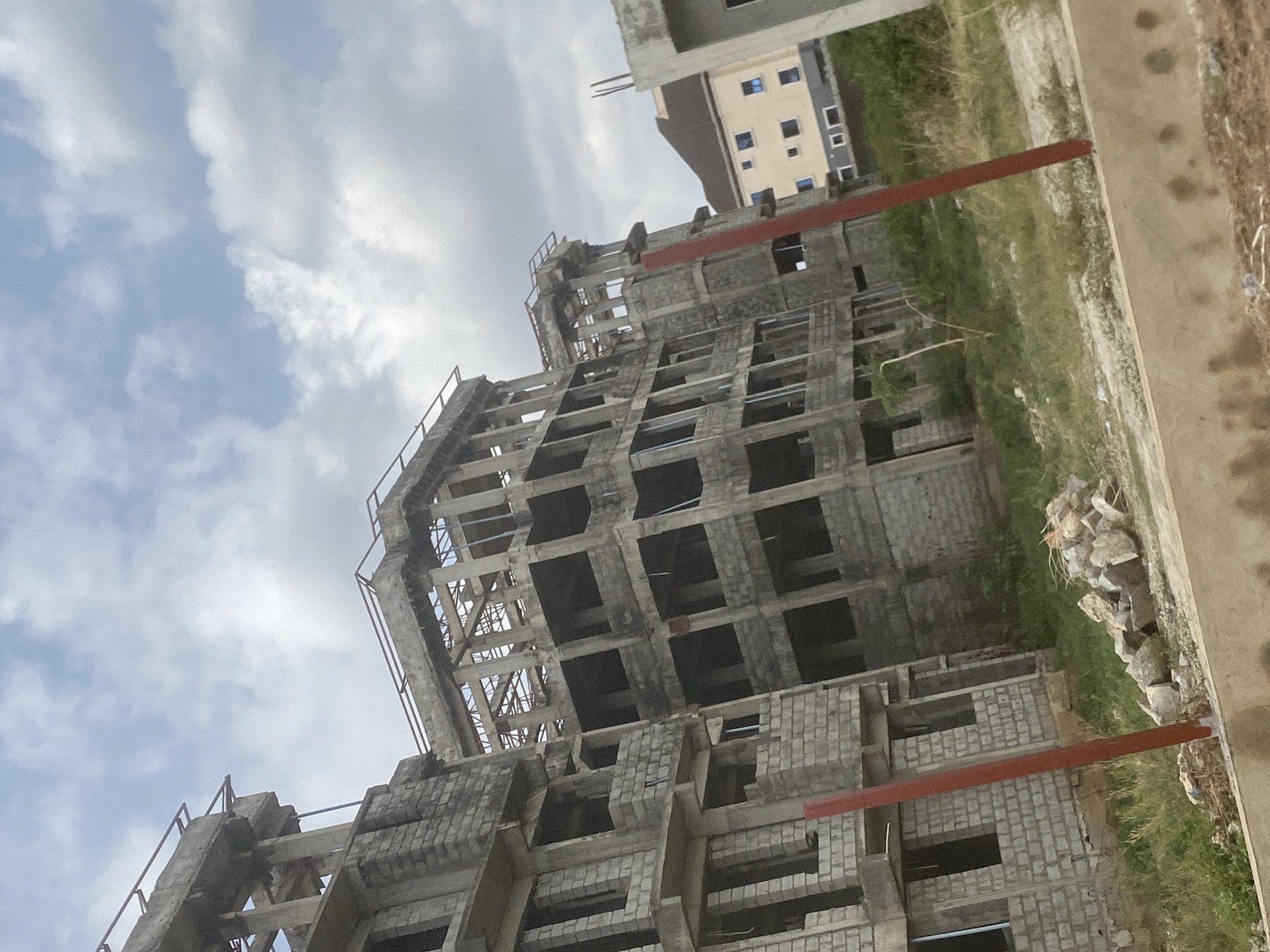 Street scenes documented in Lugbe, Nigeria construction area