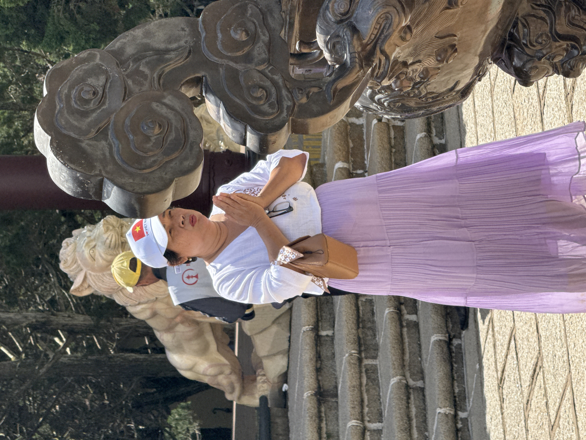 A quiet moment of prayer in Da Lat, Vietnam