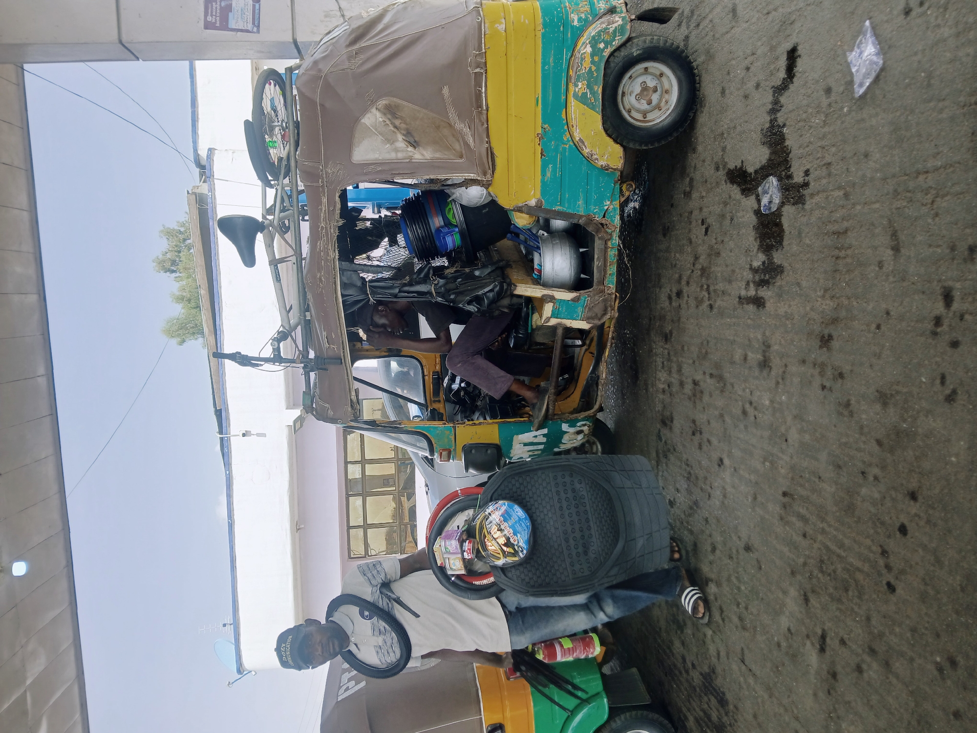 Morning street scenes documented in Jos, Nigeria