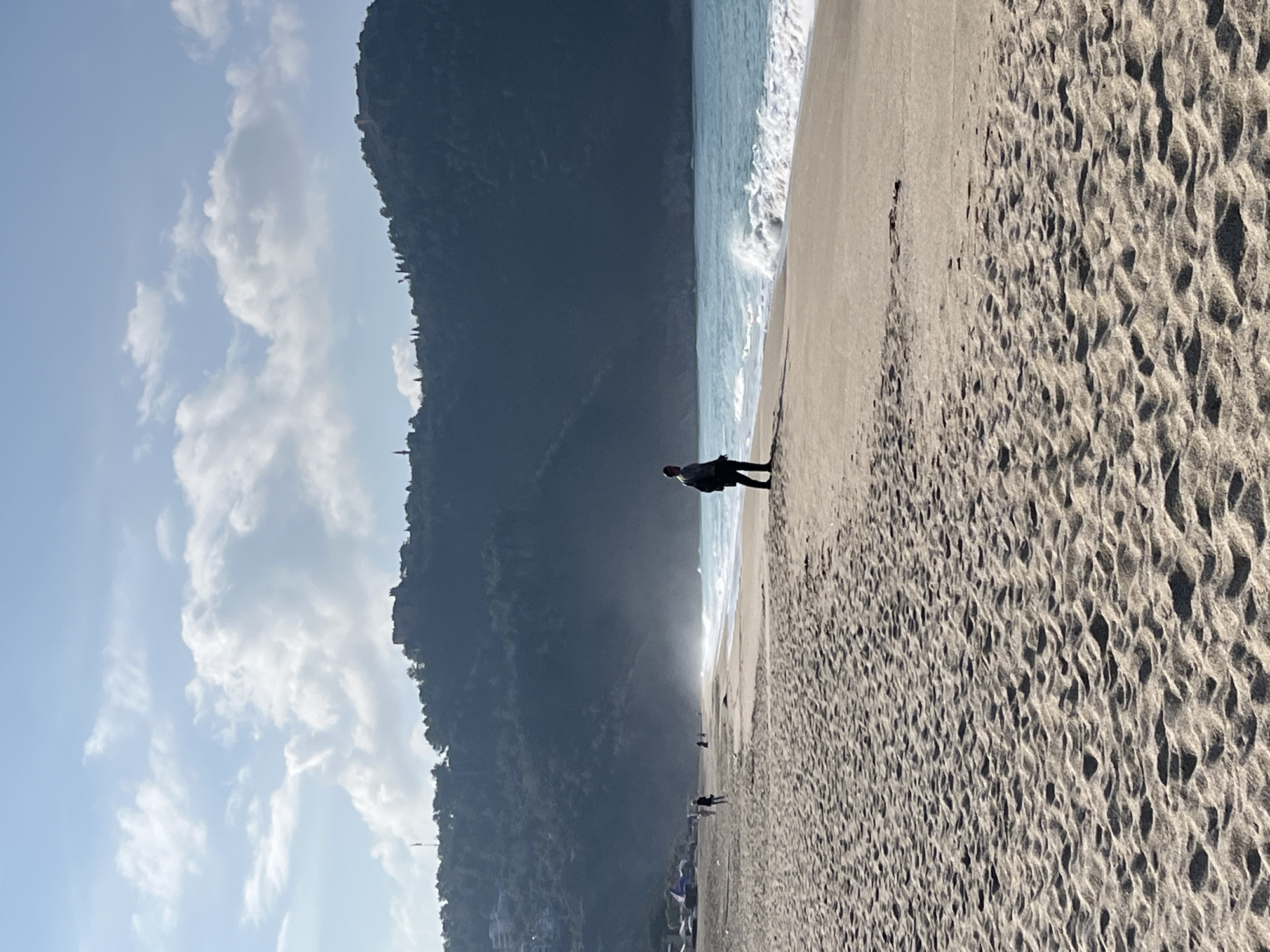 Morning beach scenes documented across Alanya coastline Turkey