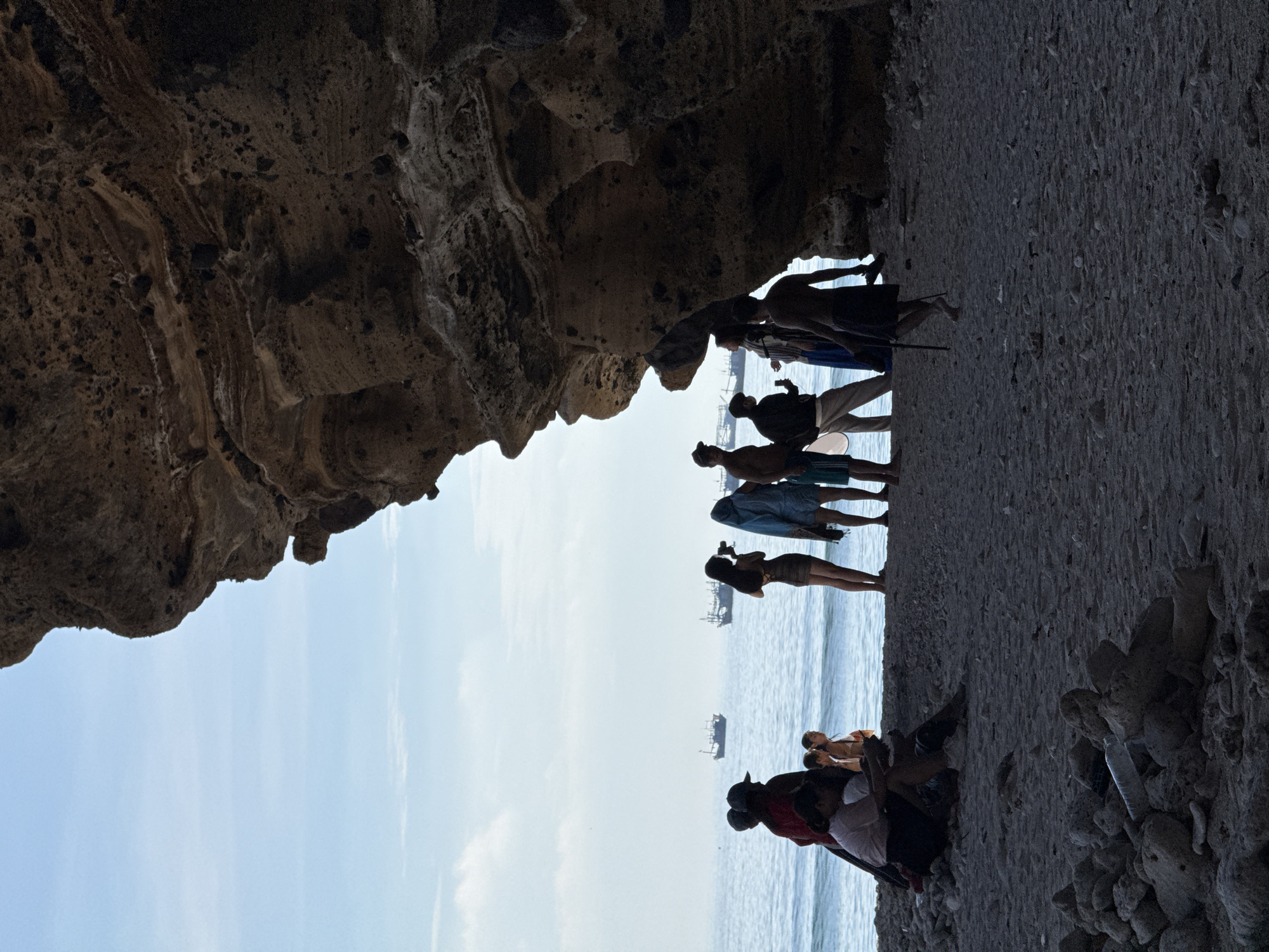 Lý Sơn Island's volcanic coastline draws a crowd at dawn
