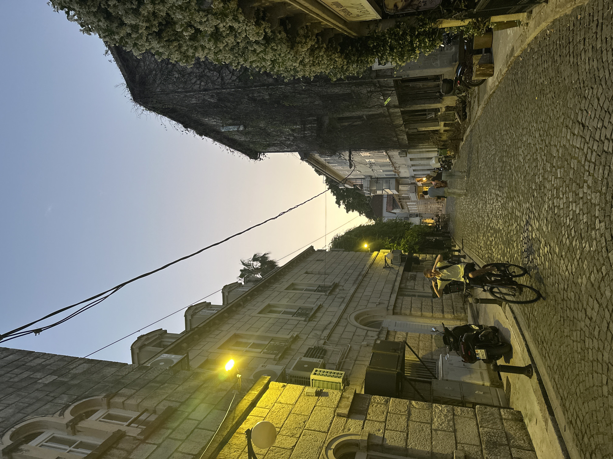 Evening waterfront scenes documented in Herceg Novi, Montenegro