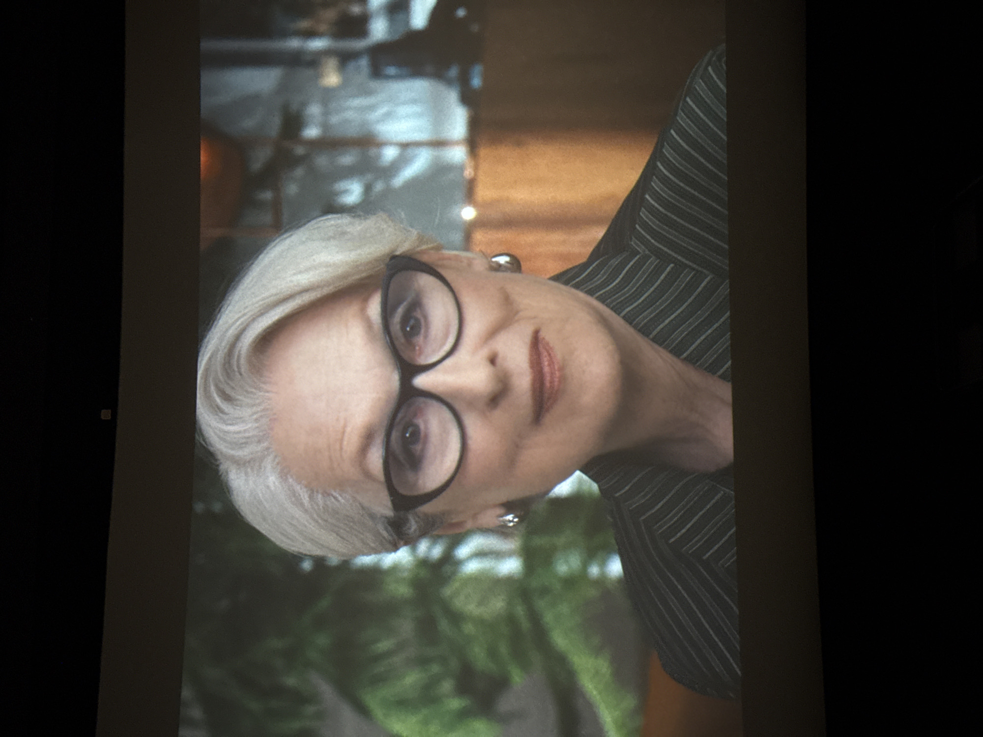 Cinema patron documents movie trailers and screening in Varna