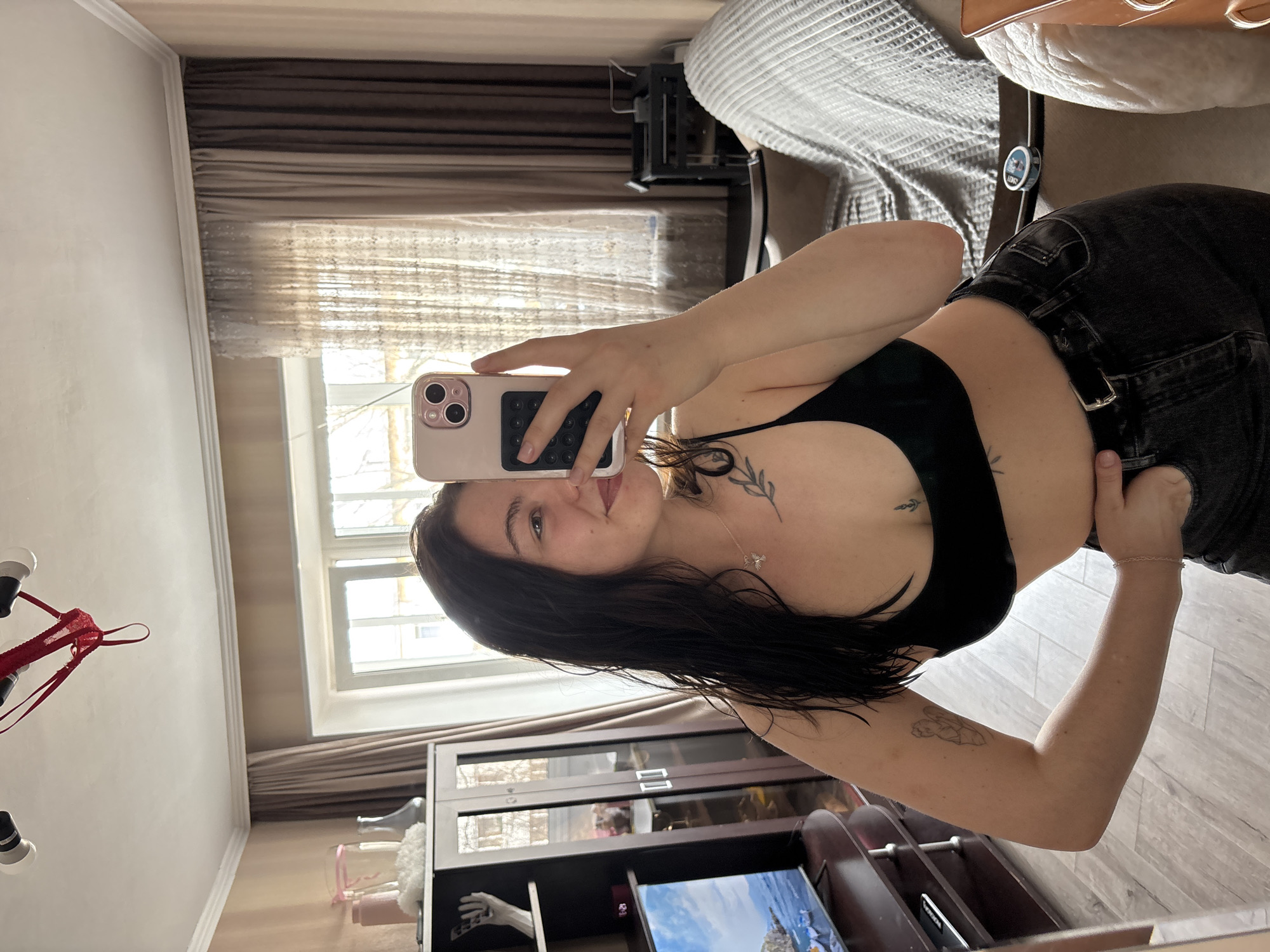 Chocolate gifts and selfie captured in Perm apartment