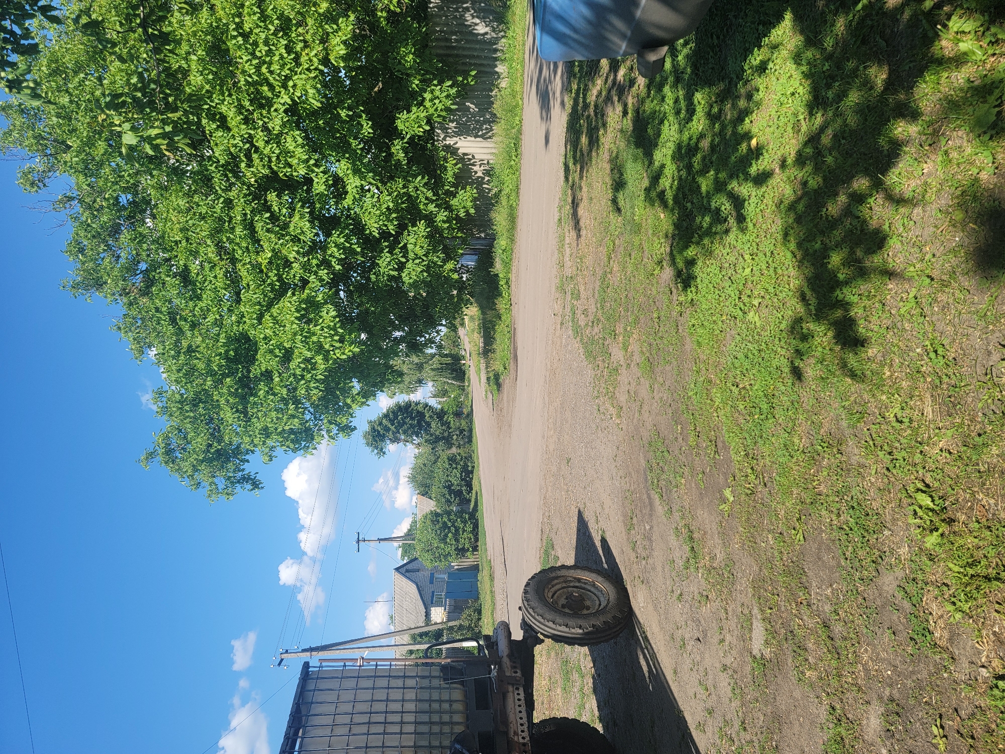 Old Farm Equipment Spotted in Rural Ukrainian Village