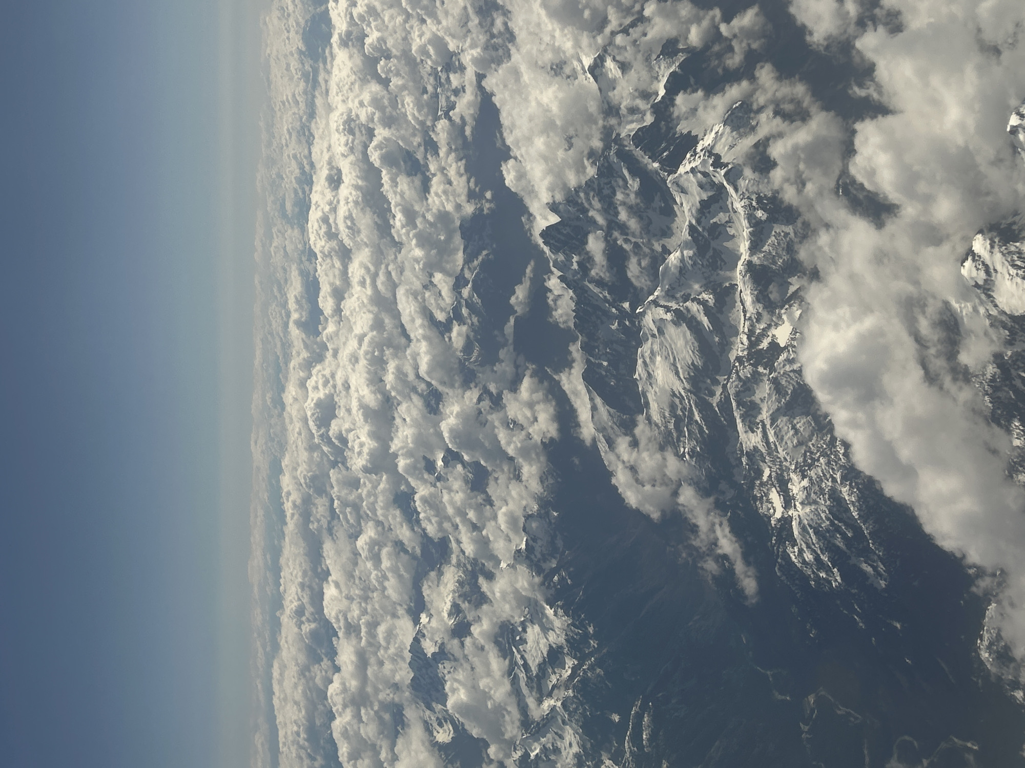 Snow-covered mountains photographed in British Columbia's Fraser Valley