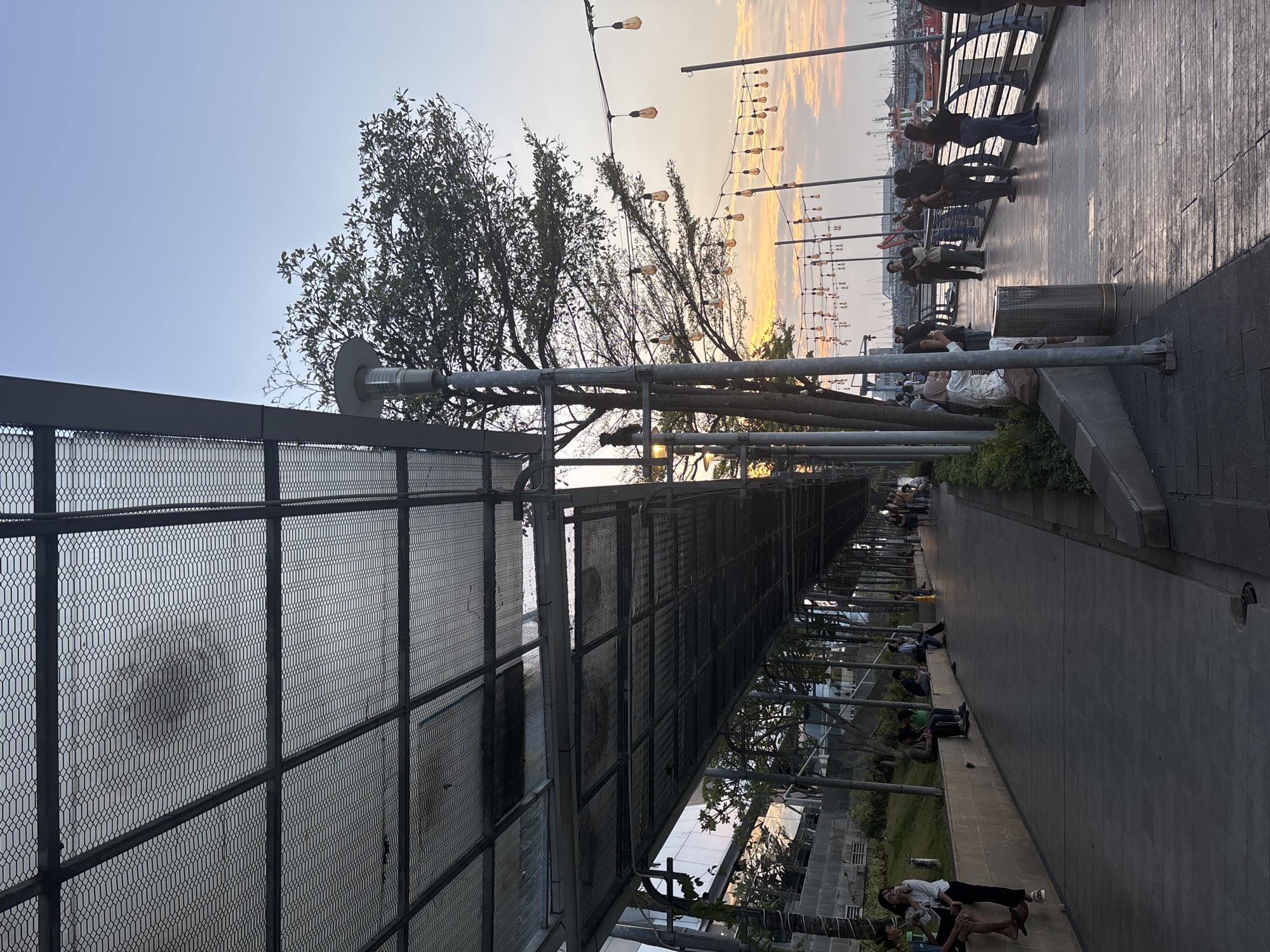 North Jakarta waterfront scenes captured during sunset harbor visit