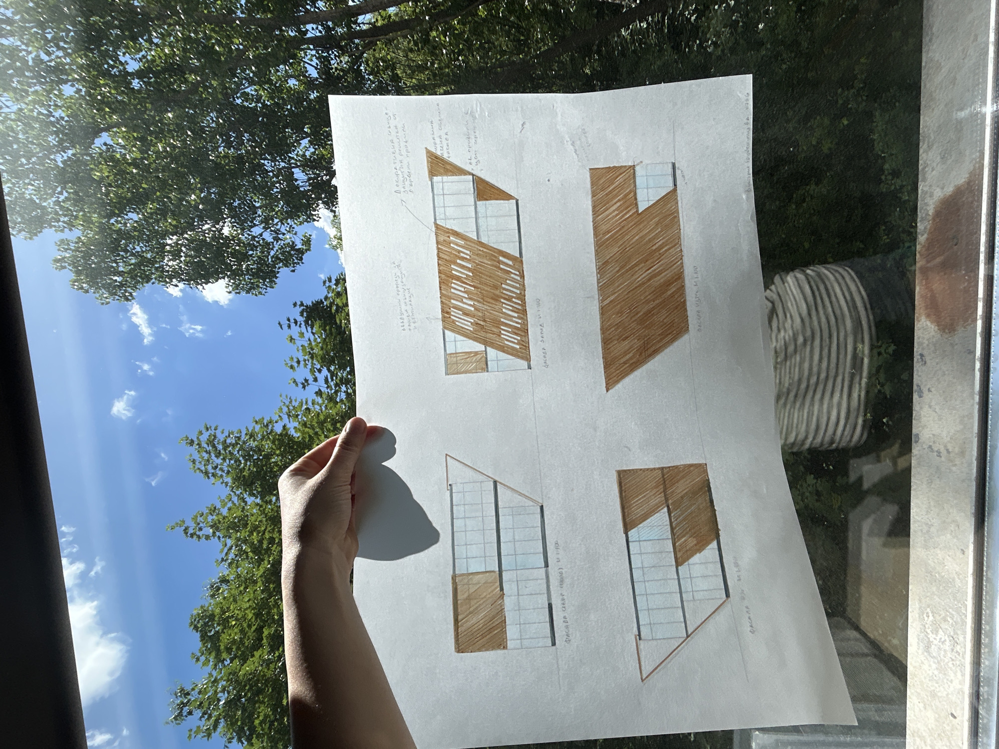 Architect documents design process through Sofia streets and workspace