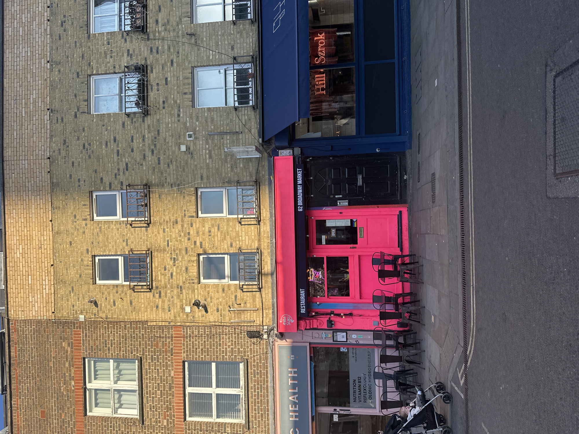 Scrabble game documented at London Broadway Market restaurant