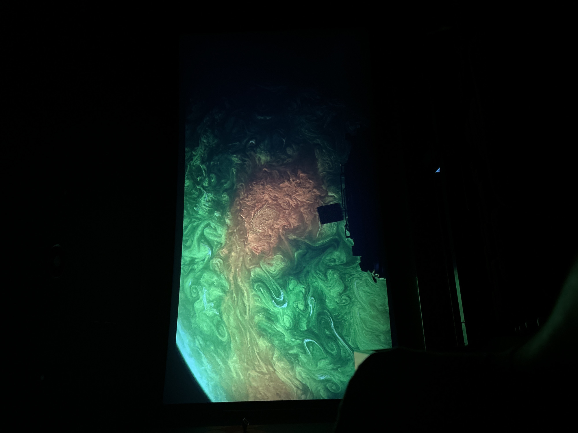 Planetarium in Burgas displays colorful gas giant imagery