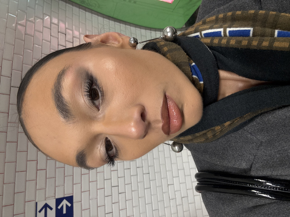 Portrait photos captured in Paris showing person with makeup