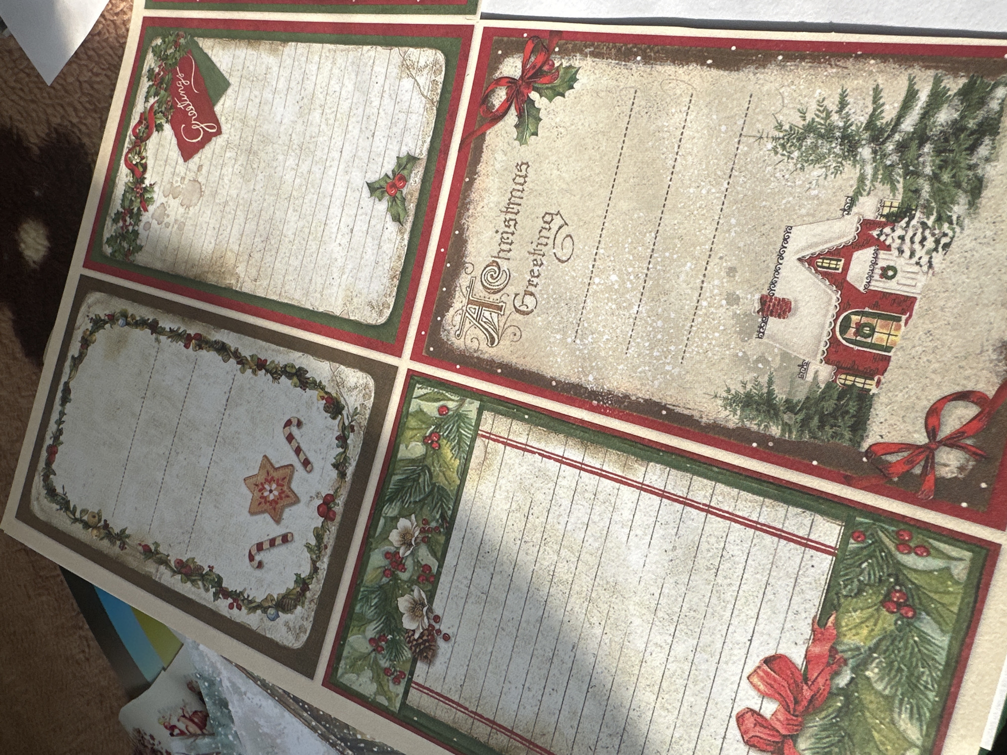 Morning observations captured in Slavyani, Bulgaria include holiday papers, coffee