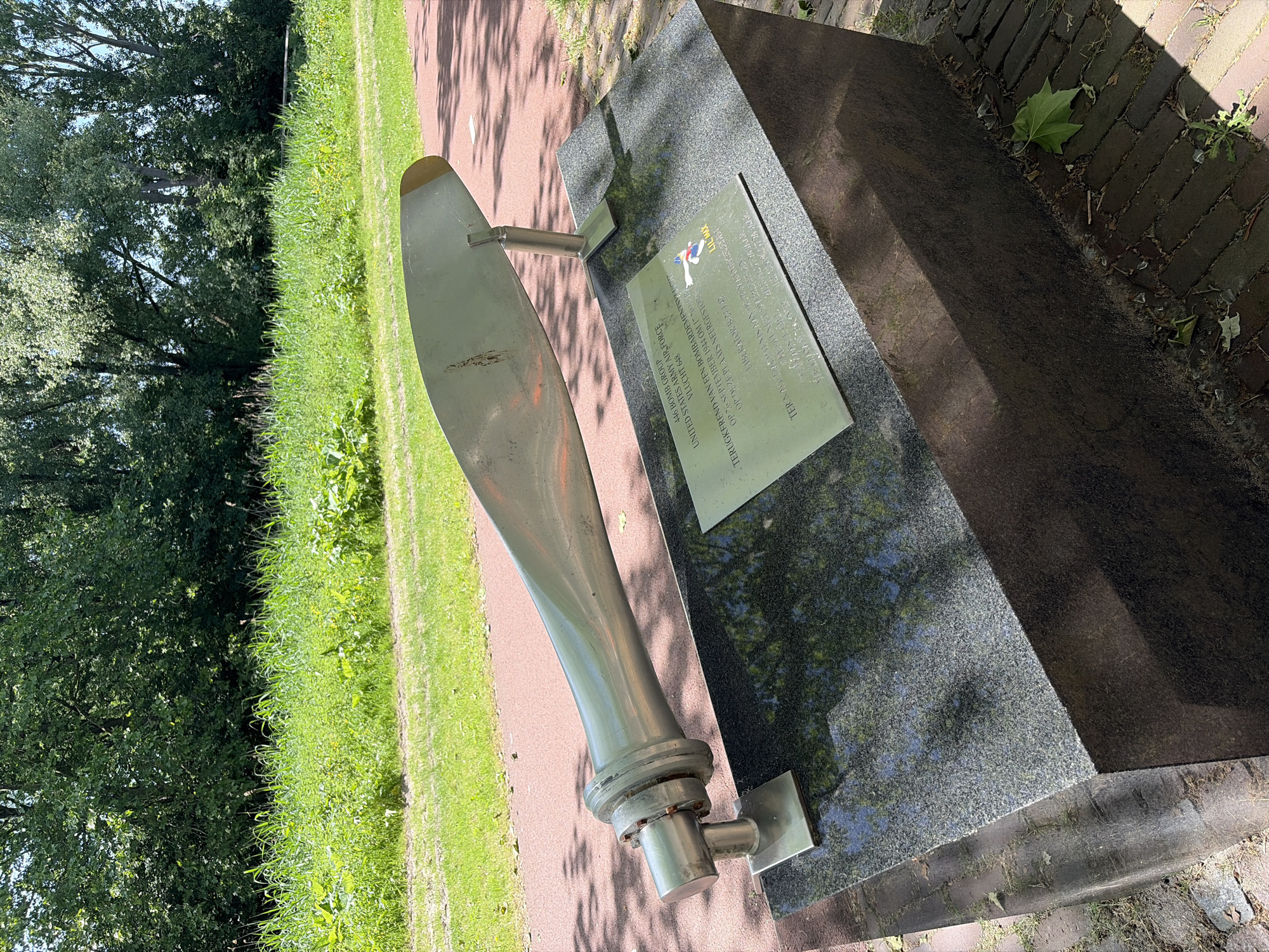 WWII bomber memorial documented in Rijswijk, Netherlands
