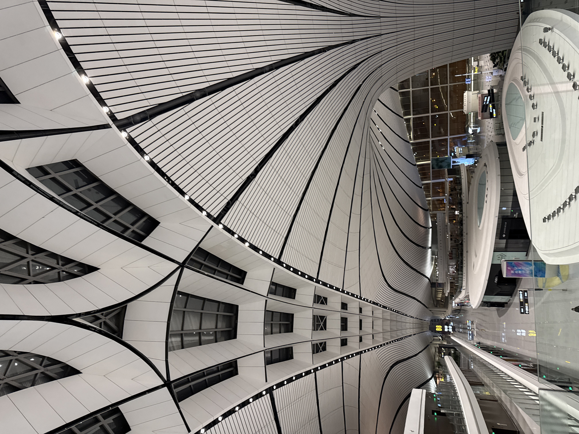 Beijing Daxing Airport's striking architecture documented by witnesses