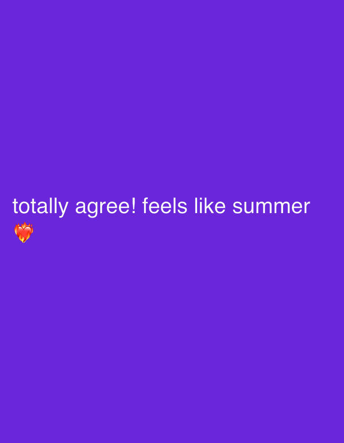 Tel Aviv resident shares summer weather sentiment on social media