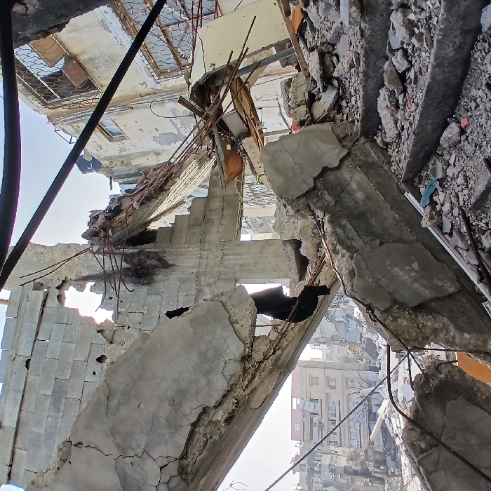 Gaza residents document destruction, displacement camps amid urban devastation