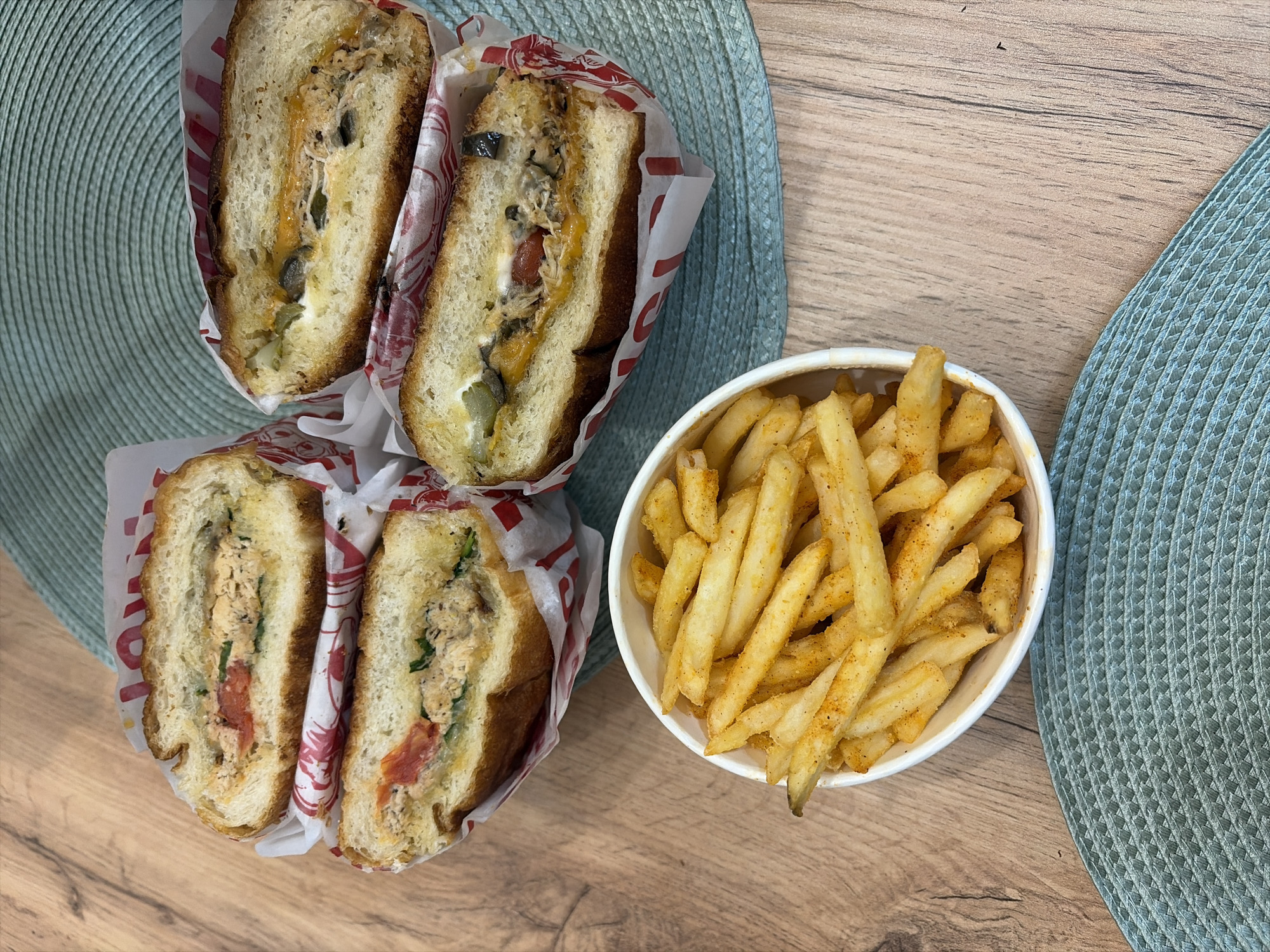 Sandwich meal served at Sofia eatery