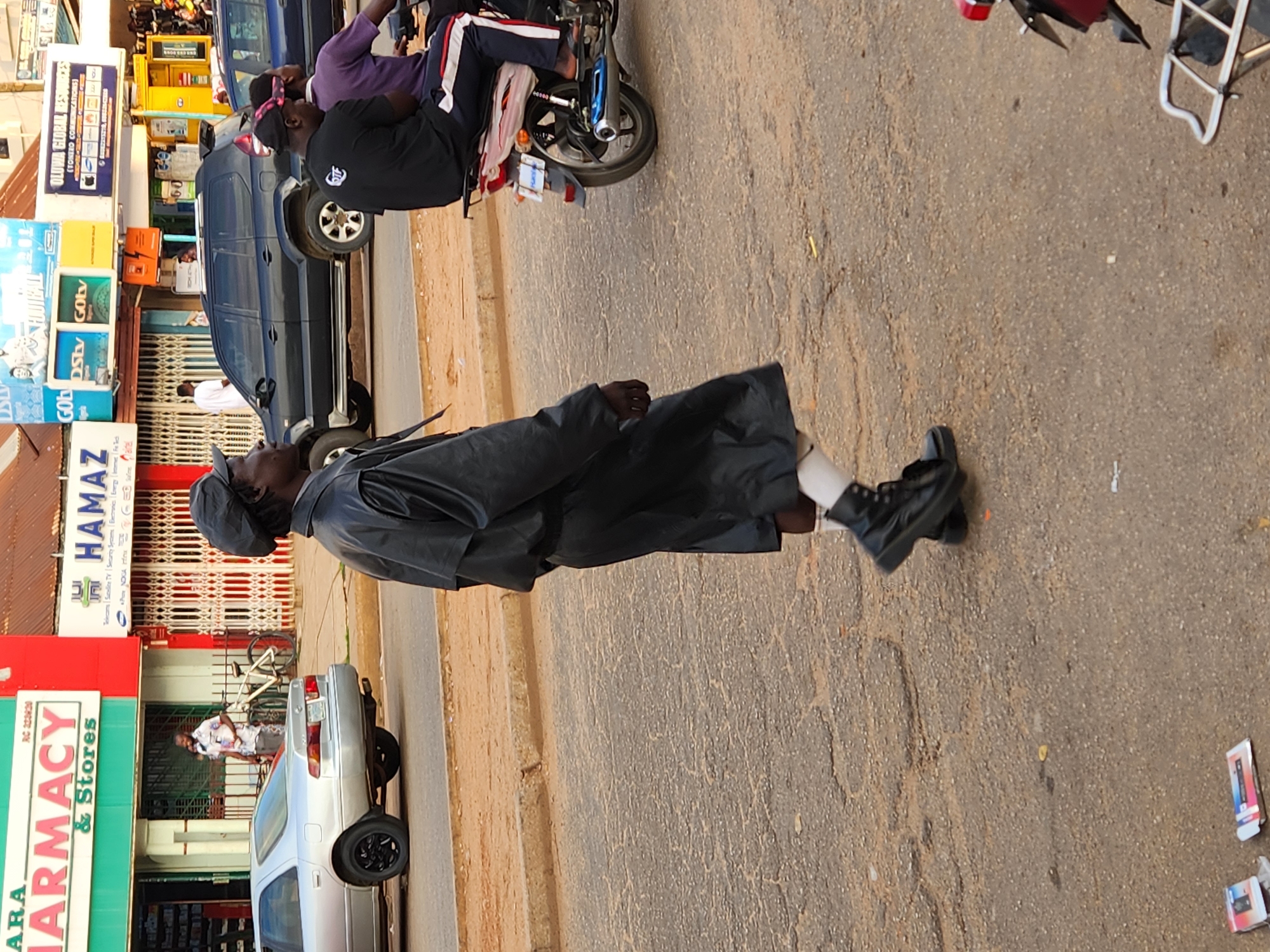 Daily street commerce observed in Jos commercial district