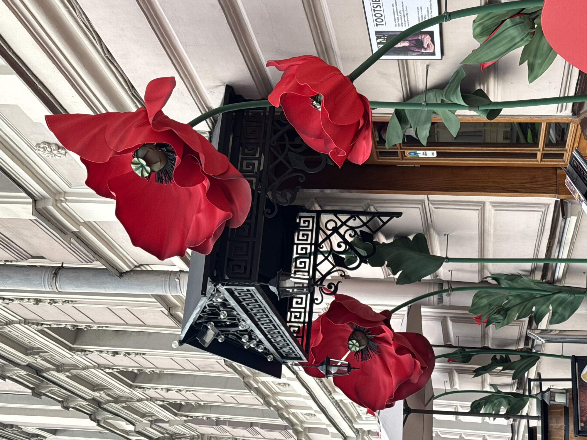 Saint Petersburg streets and facades, decorated for summer