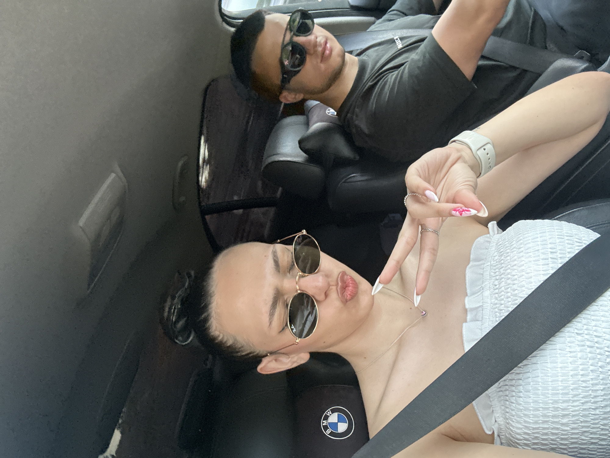 BMW selfie session captured in Borovo, Bulgaria