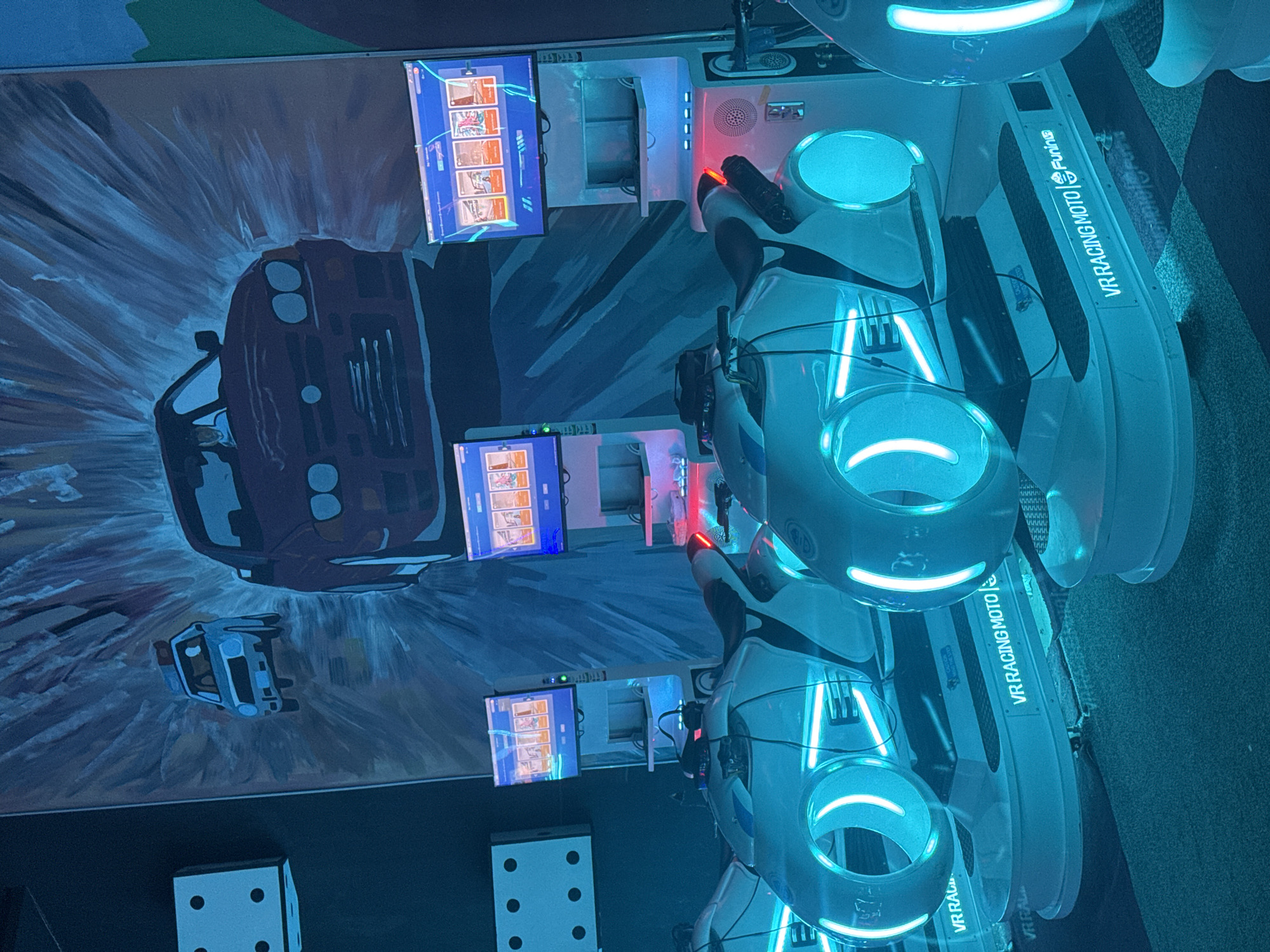 VR racing arcade documented at Abuja entertainment venue