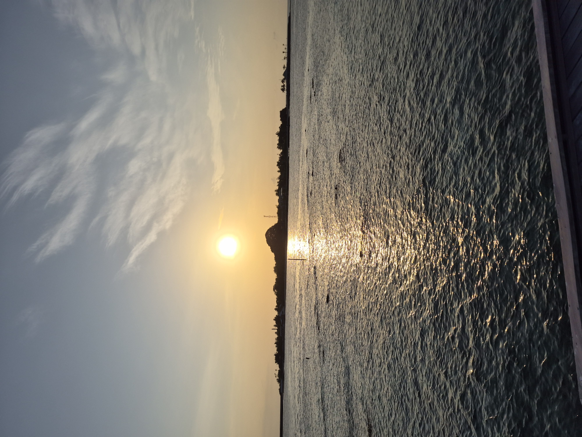 Sunset and overwater scenes captured in Bodufolhudhoo, Maldives
