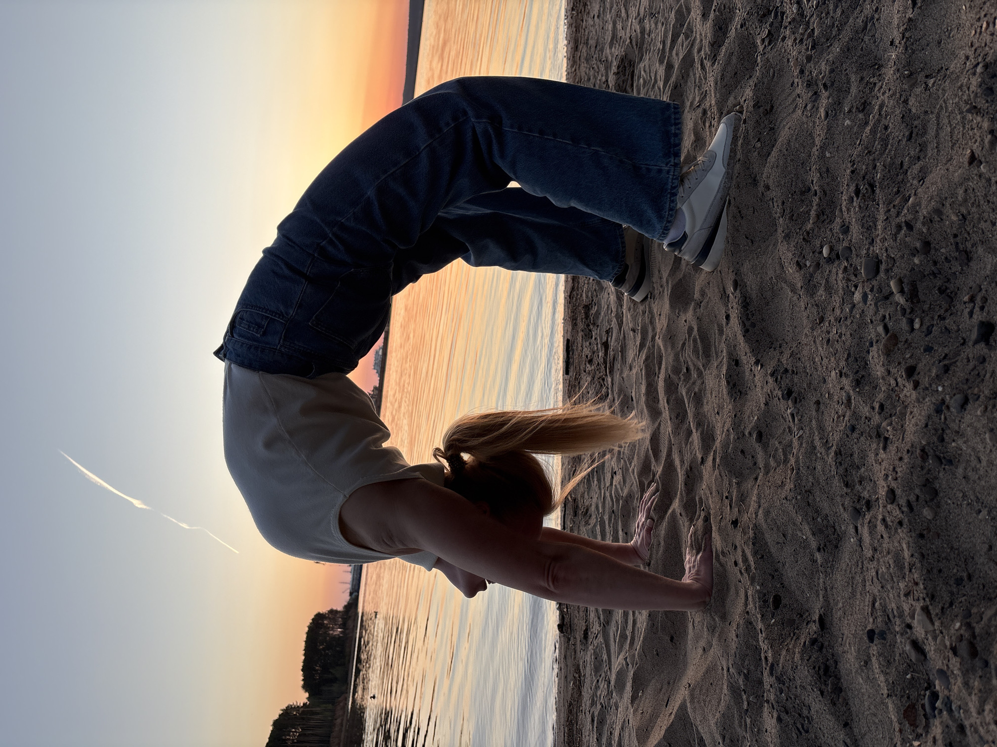 Sunset gathering documented along Kama River in Chaikovsky, Russia