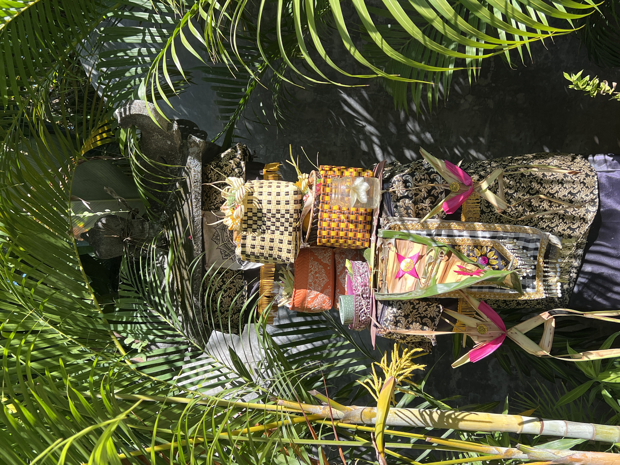 Coffee, desserts, and Mount Agung views in Abang, Bali
