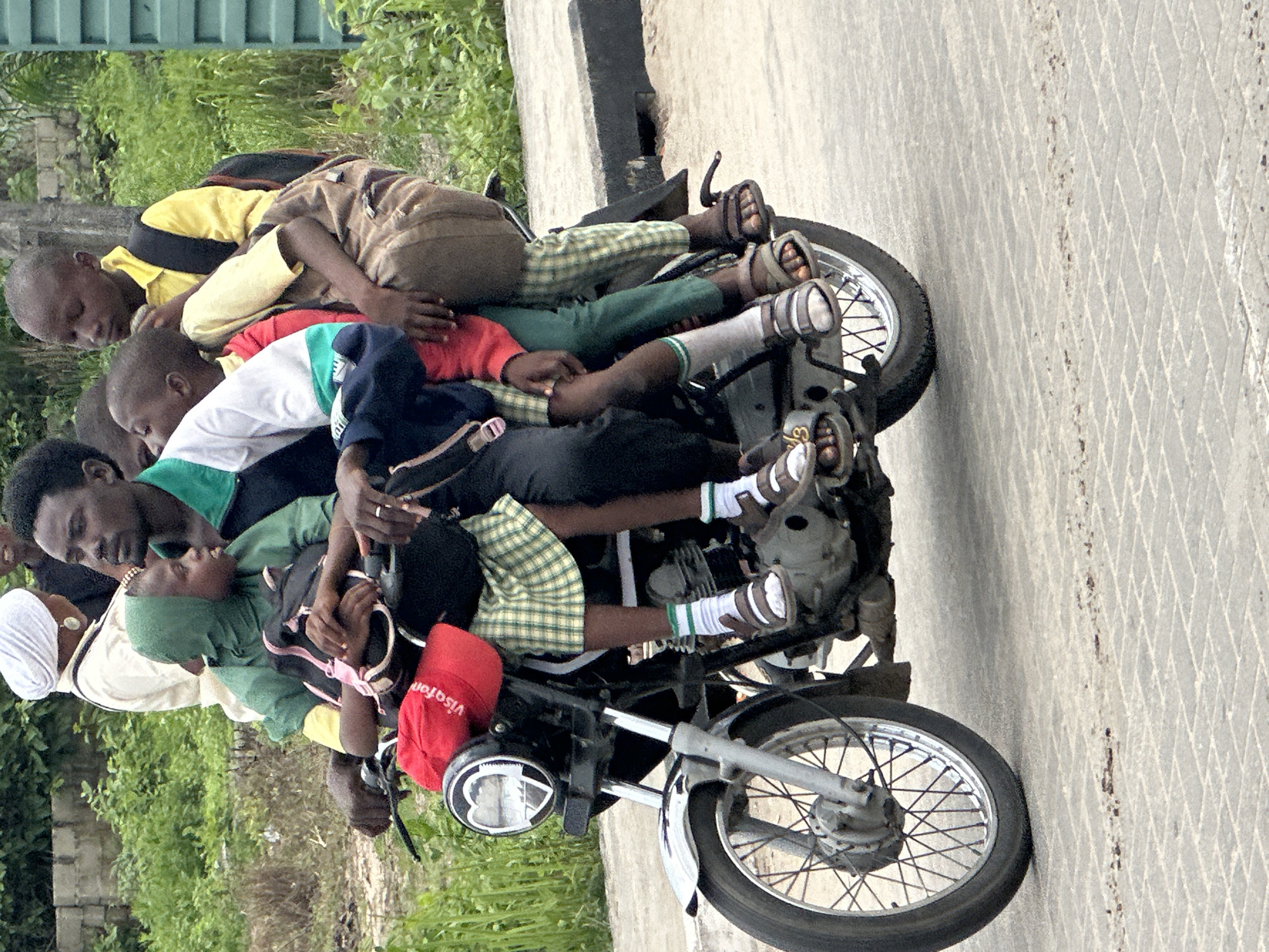 Daily life unfolds on Badagry streets during afternoon hours