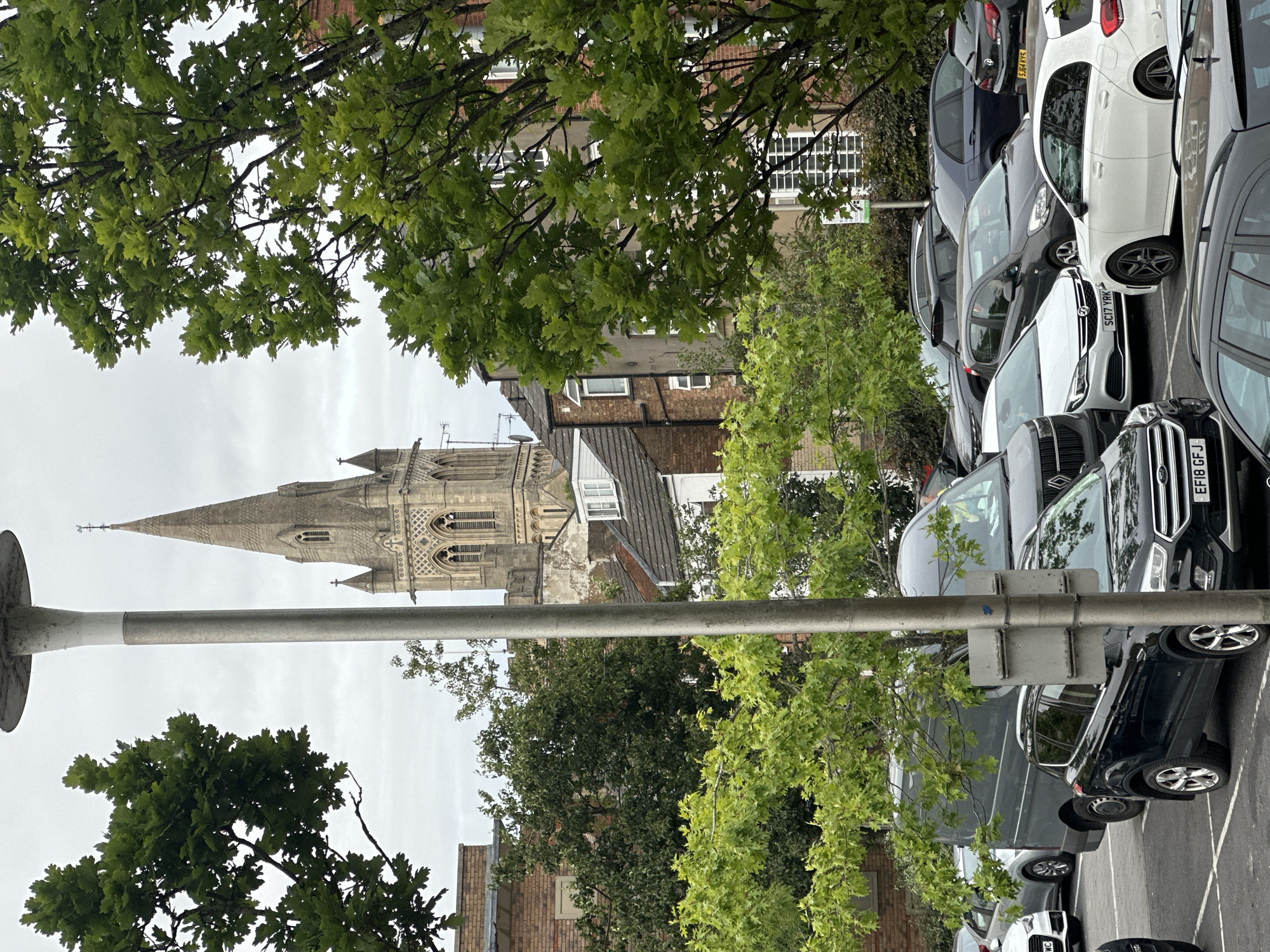 Outdoor festival or screening event in Rugby town centre