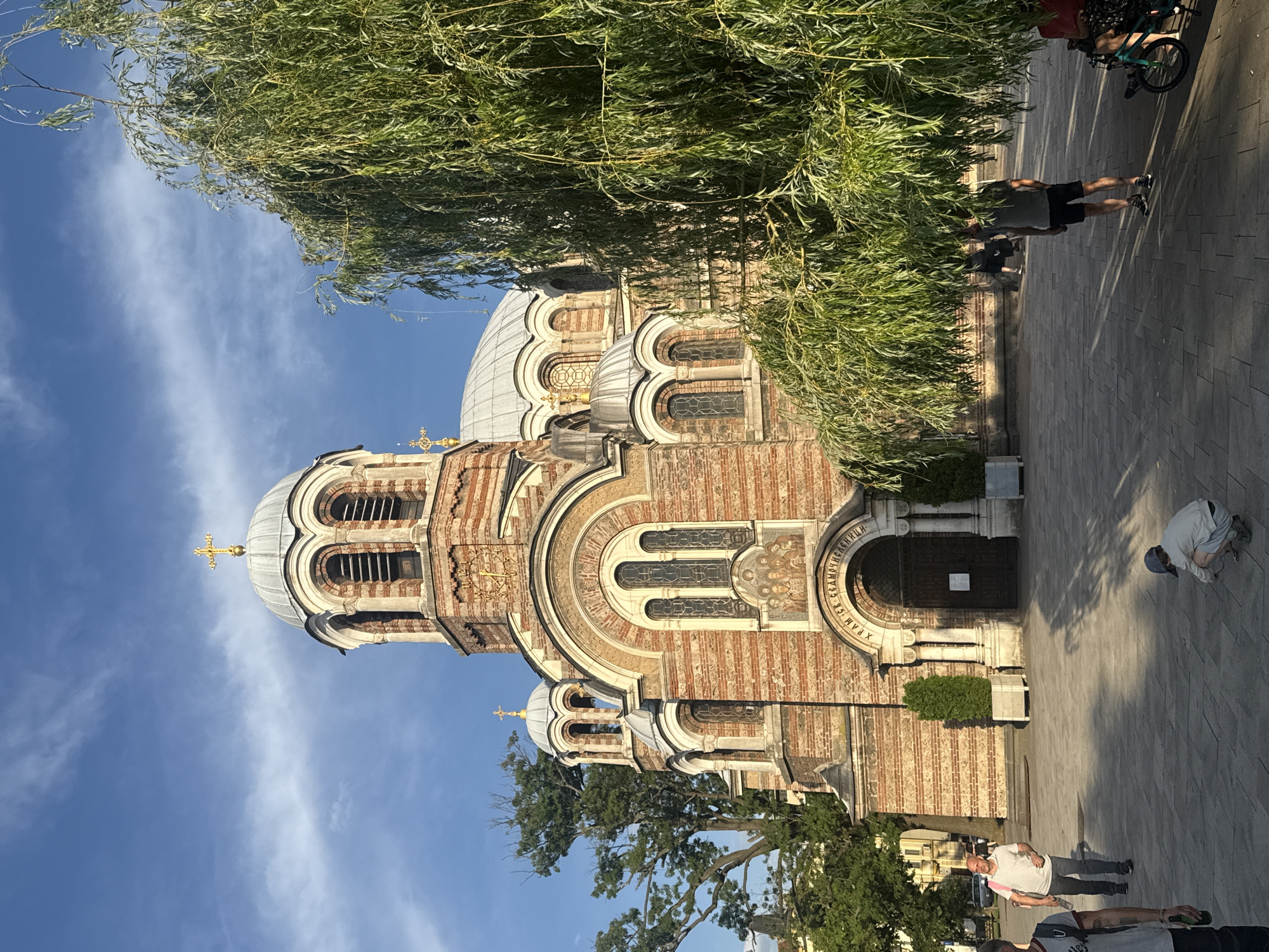Sofia church documented by witnesses during sunny afternoon