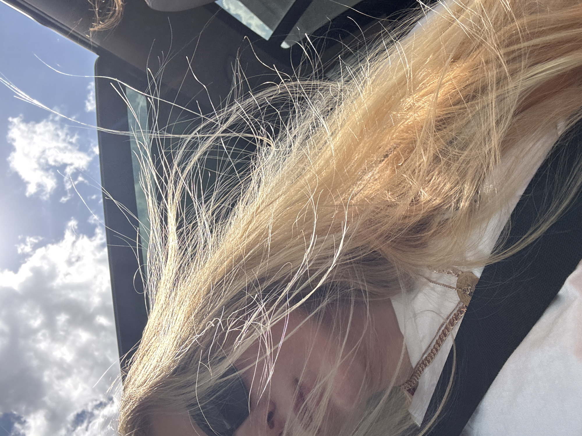 Woman photographed in car in Kfar Saba