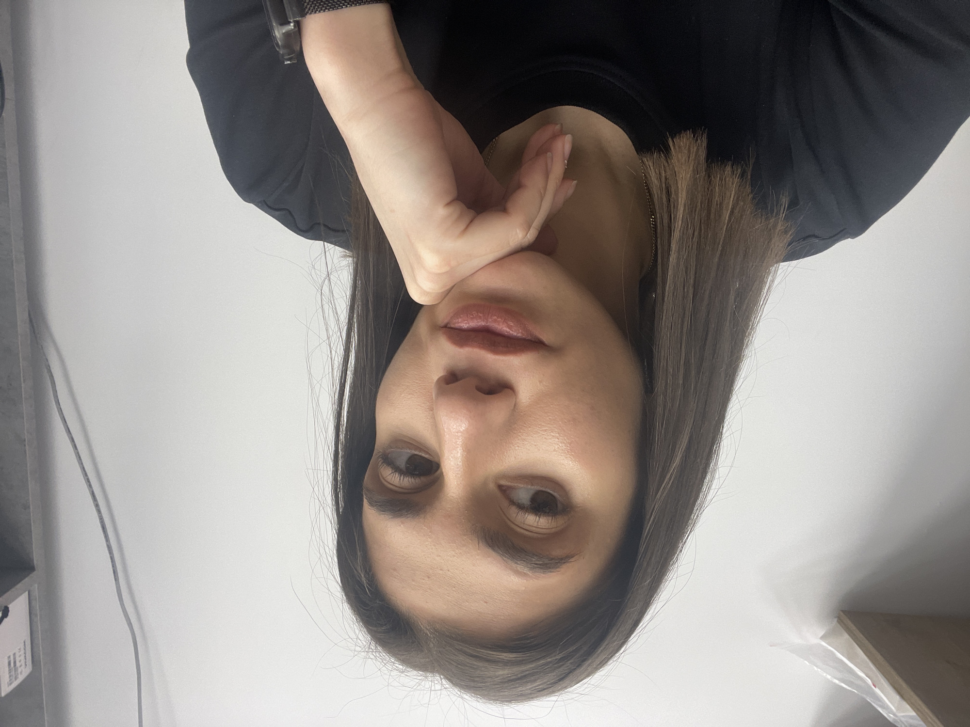 Woman visits optical shop for eye exam in Sofia