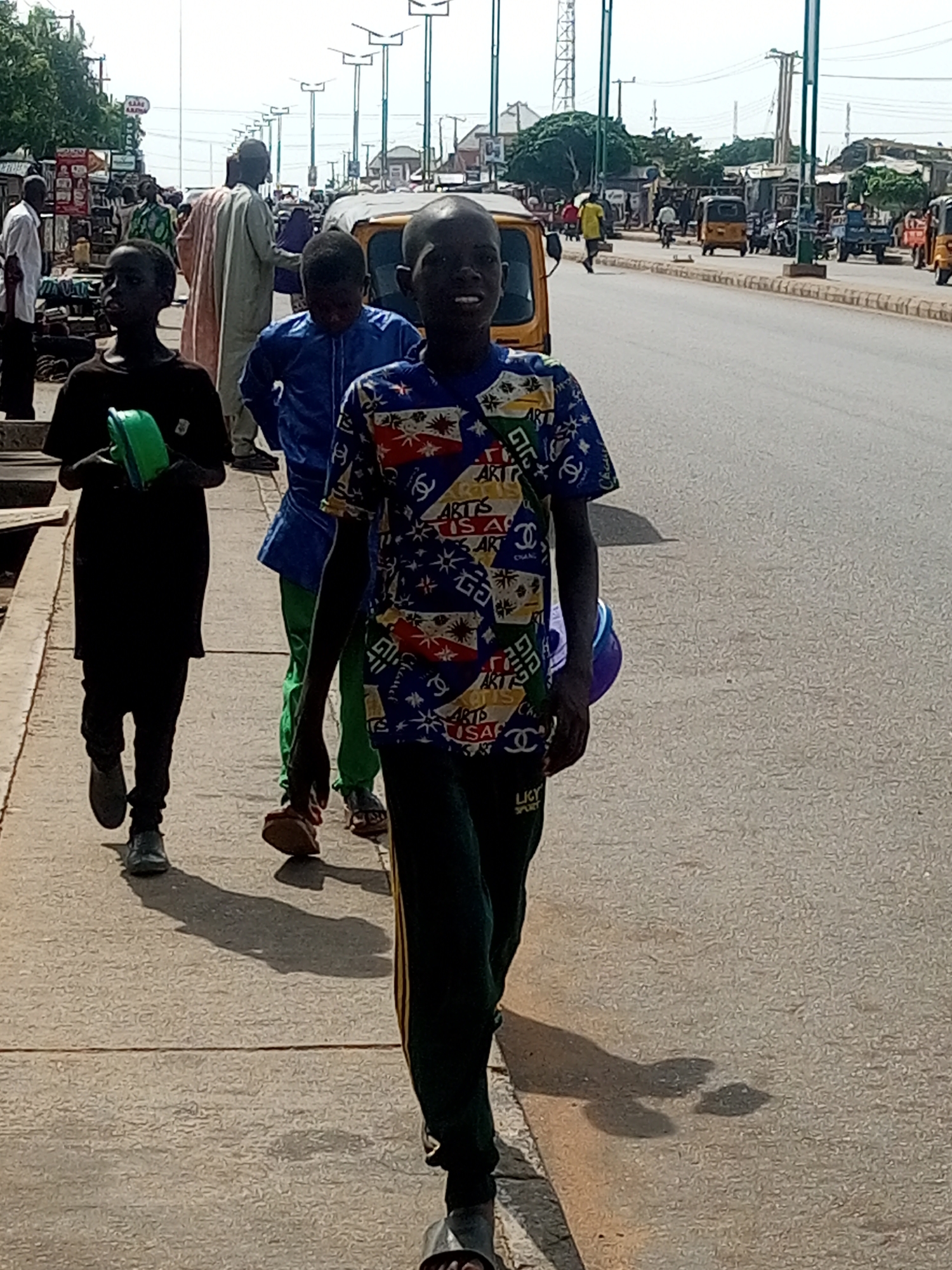 Morning street life across Nigerian cities Tempure, Tumfure, Gombe