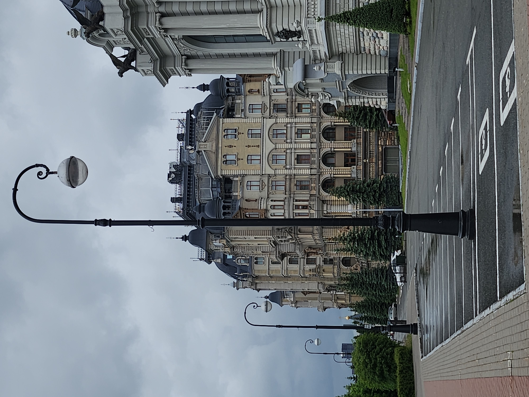 Kazan urban scenes documented during rainy morning hours