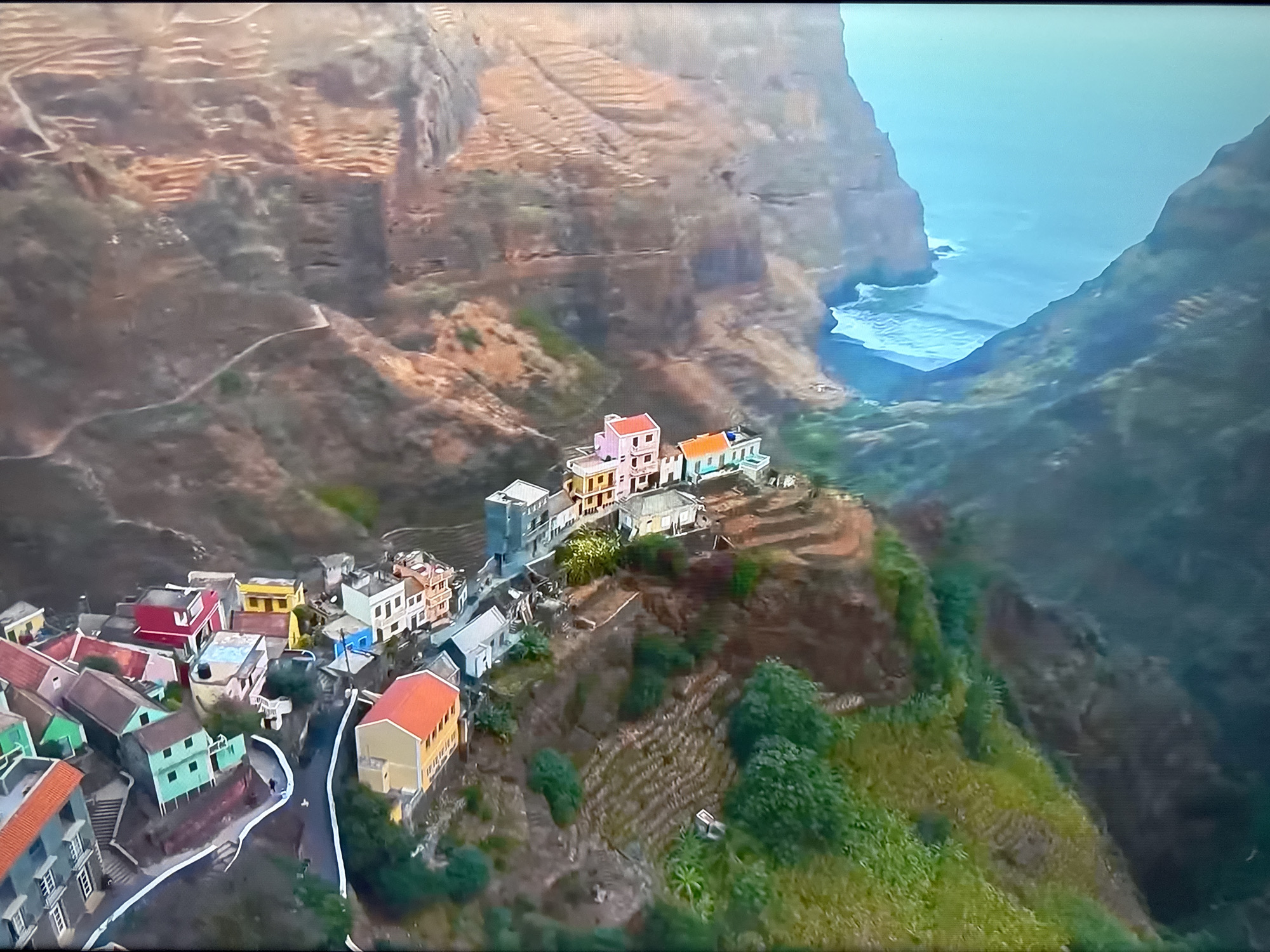 Aerial city and landscape shots with mismatched geolocations