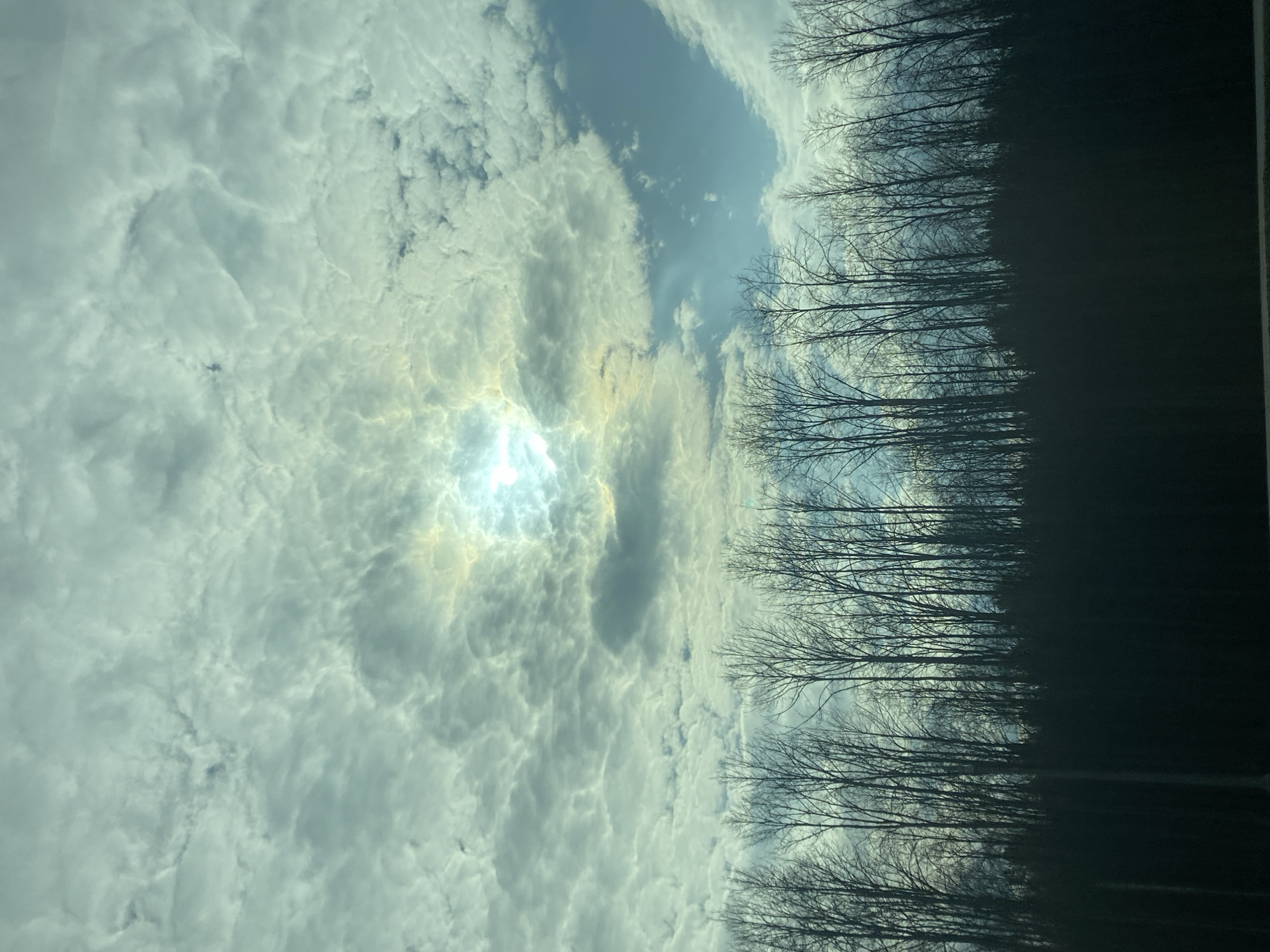 Cloudy skies with filtered sunlight observed in Pugachevo, Russia