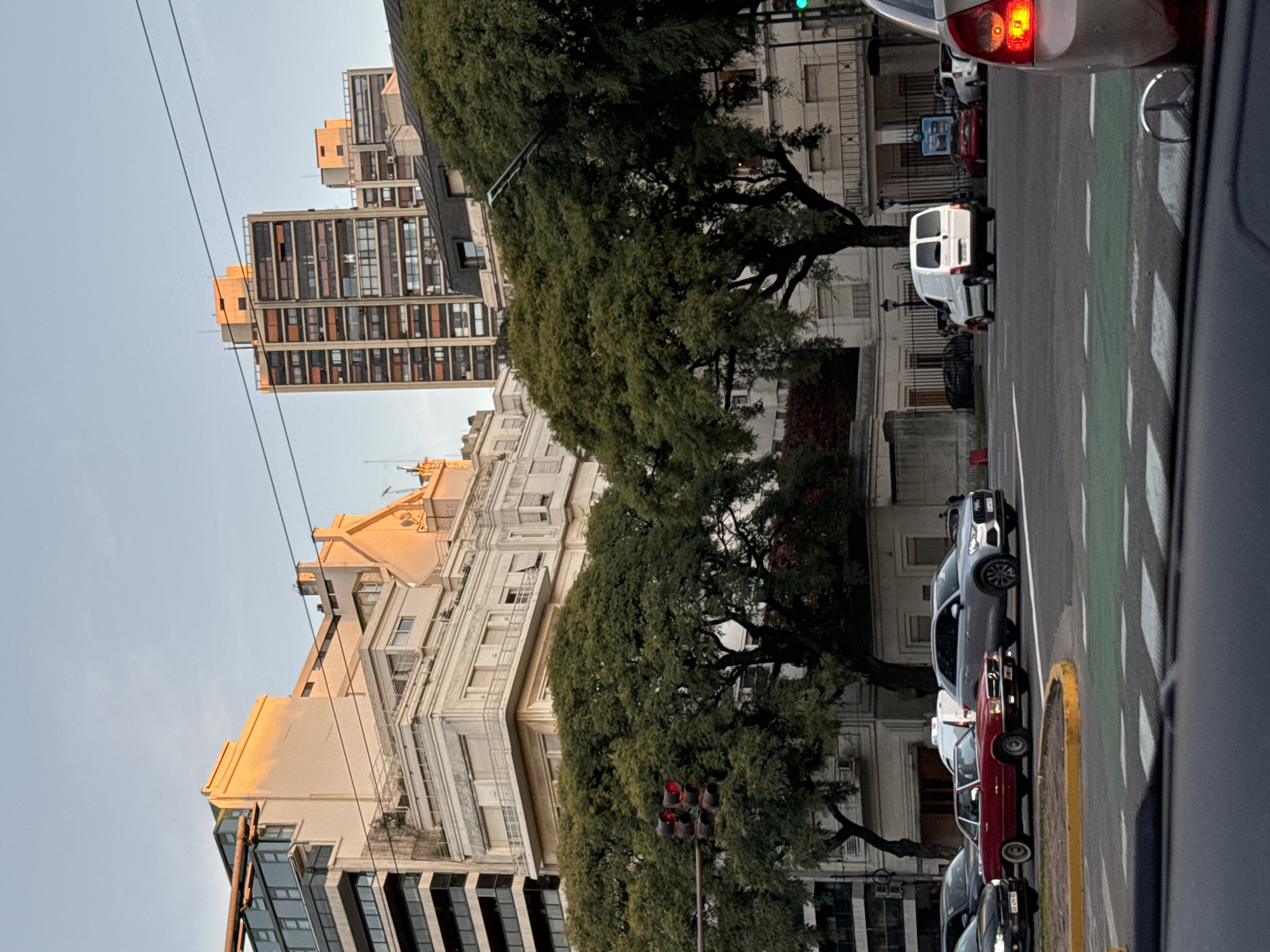 Mixed architecture documented in Buenos Aires street scene