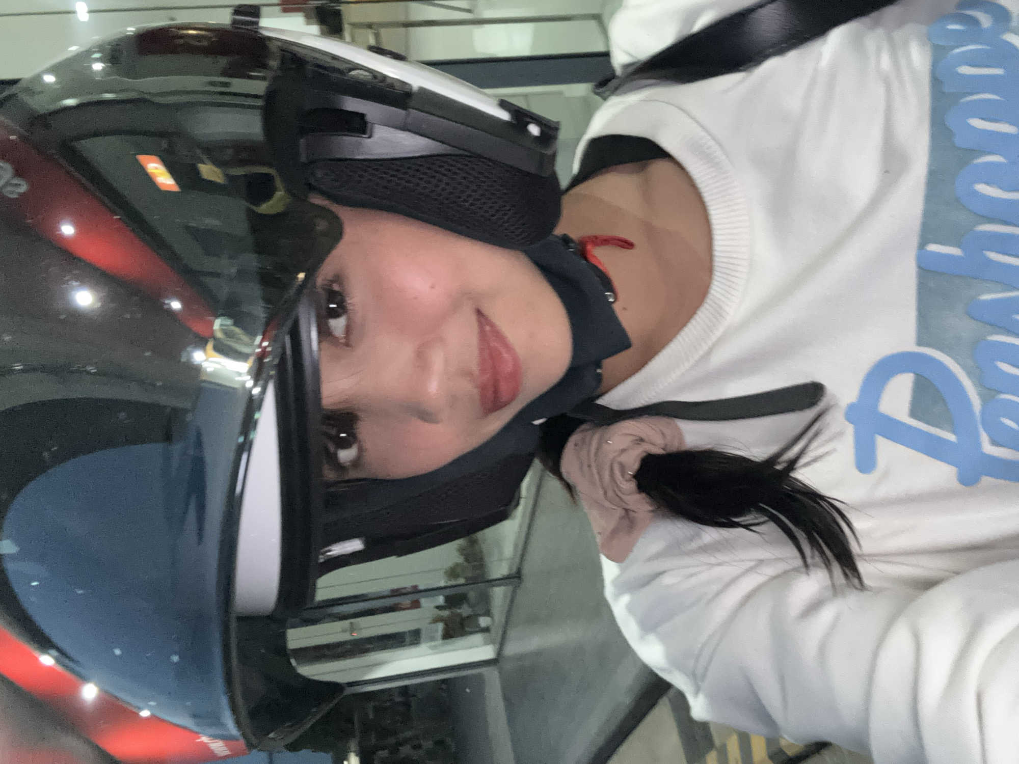 Motorcycle rider documents evening journey through Davao City
